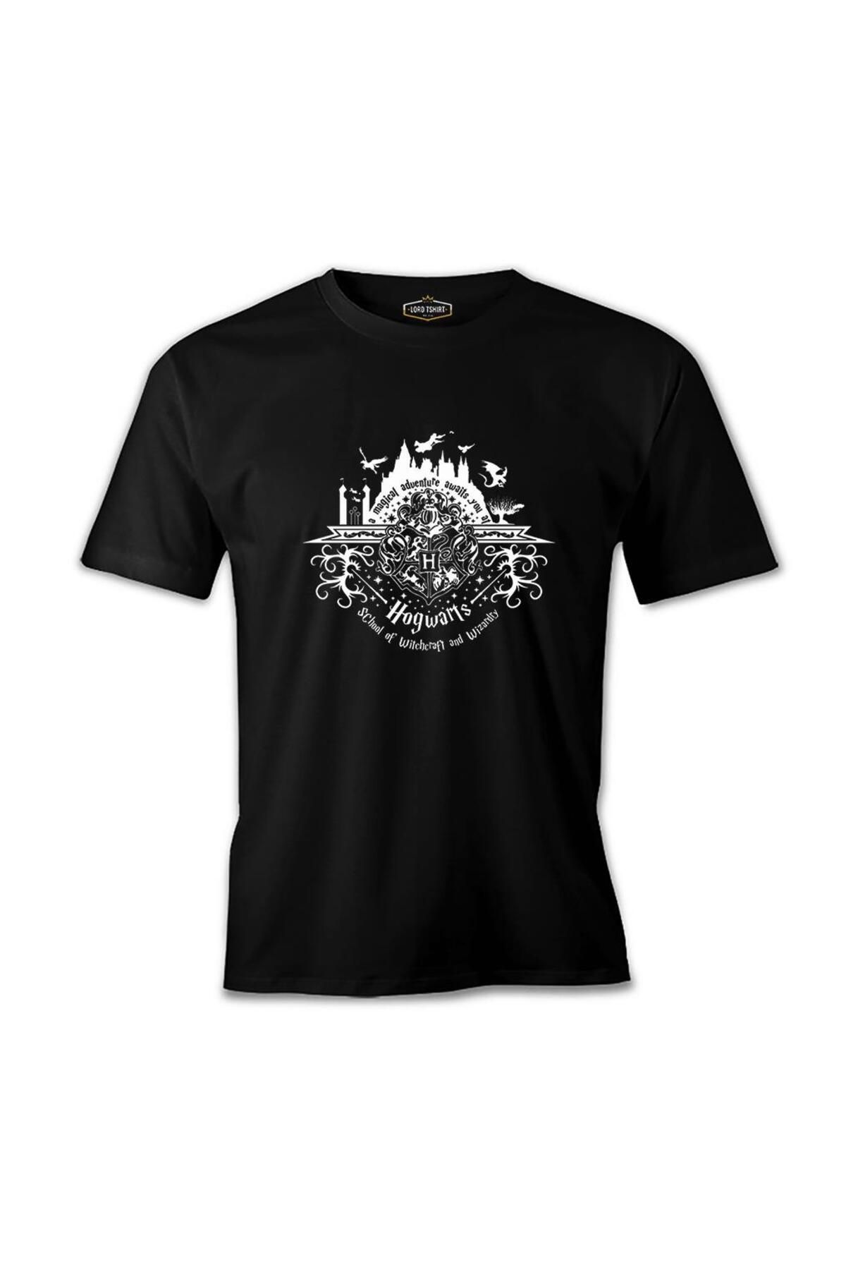 Lord T-Shirt HP - Büyücüler Okulu Siyah Erkek Tshirt