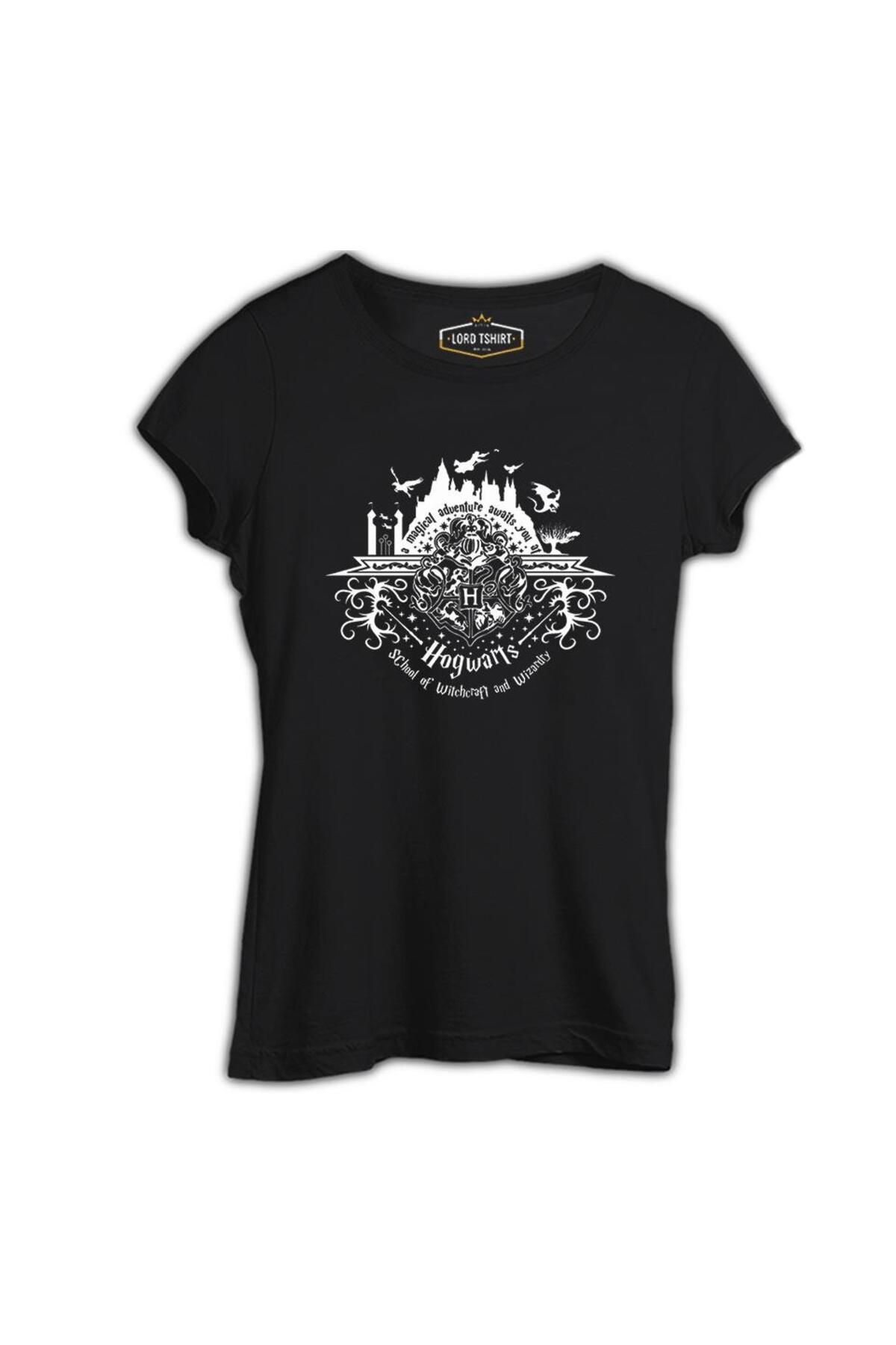 Lord T-Shirt HP - Büyücüler Okulu Siyah Tshirt
