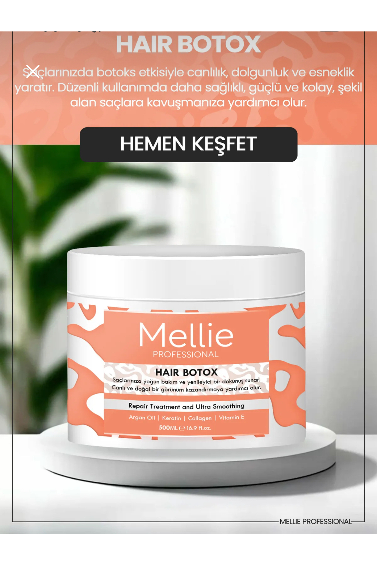 Hair Botoks Saç Maskesi 500ml — 86900627277272 — تصویر 2 از 3