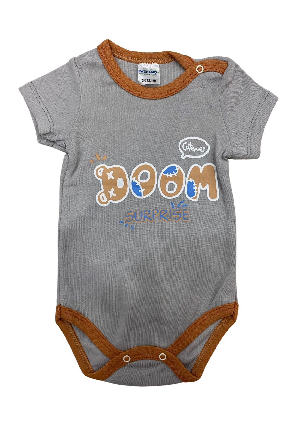 PEAR BABY BOOM Detaylı Bebek & Çocuk Çıtçıtlı Zıbın