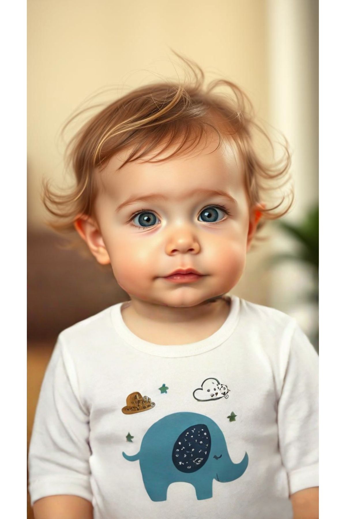 PEAR BABY Fil Detaylı Bebek & Çocuk Çıtçıtlı Zıbın