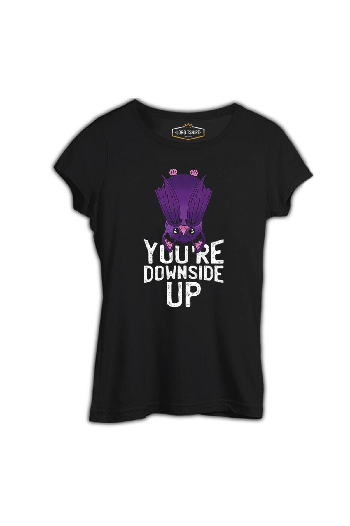 Lord T-Shirt Cadılar Bayramı - Herşey Ters Siyah Tshirt