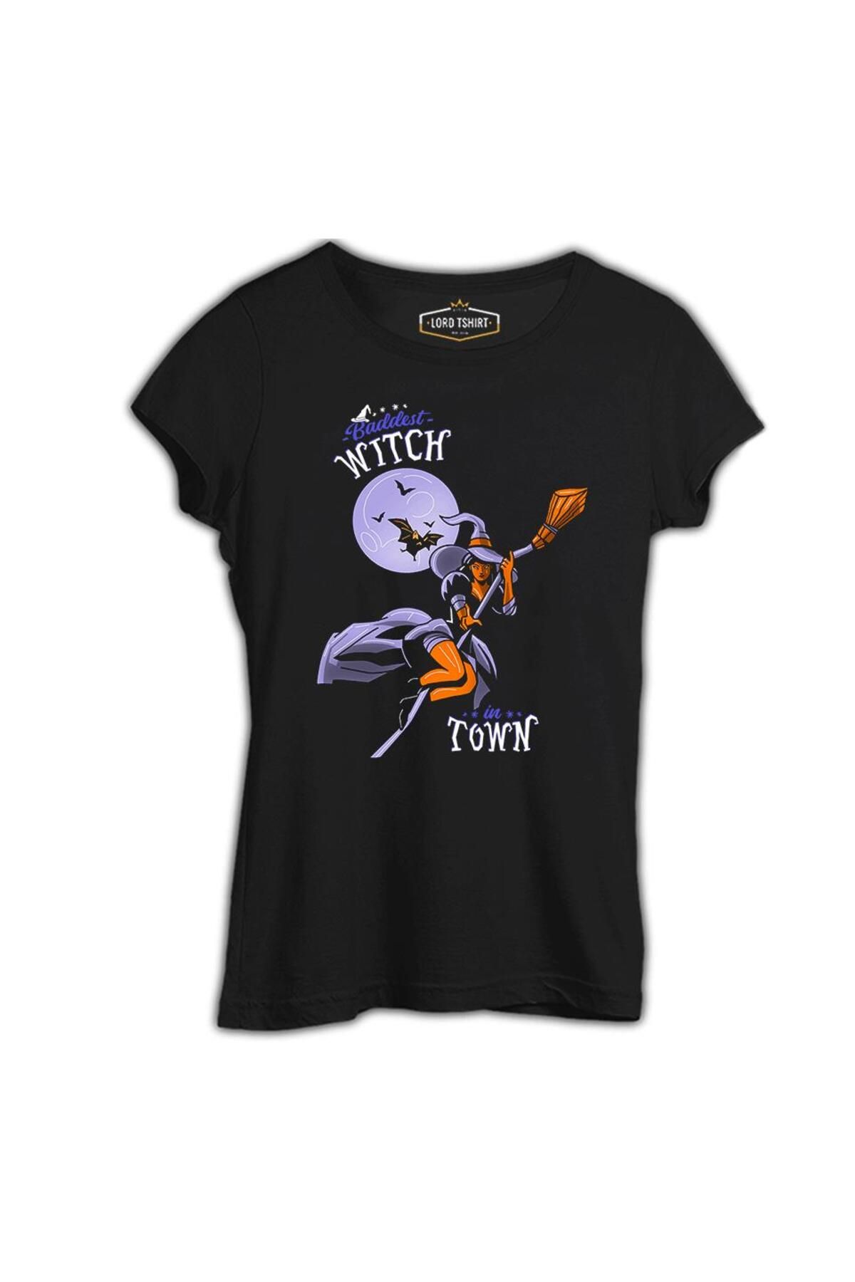 Lord T-Shirt Cadılar Bayramı - Cadılar Kasabası Siyah Tshirt
