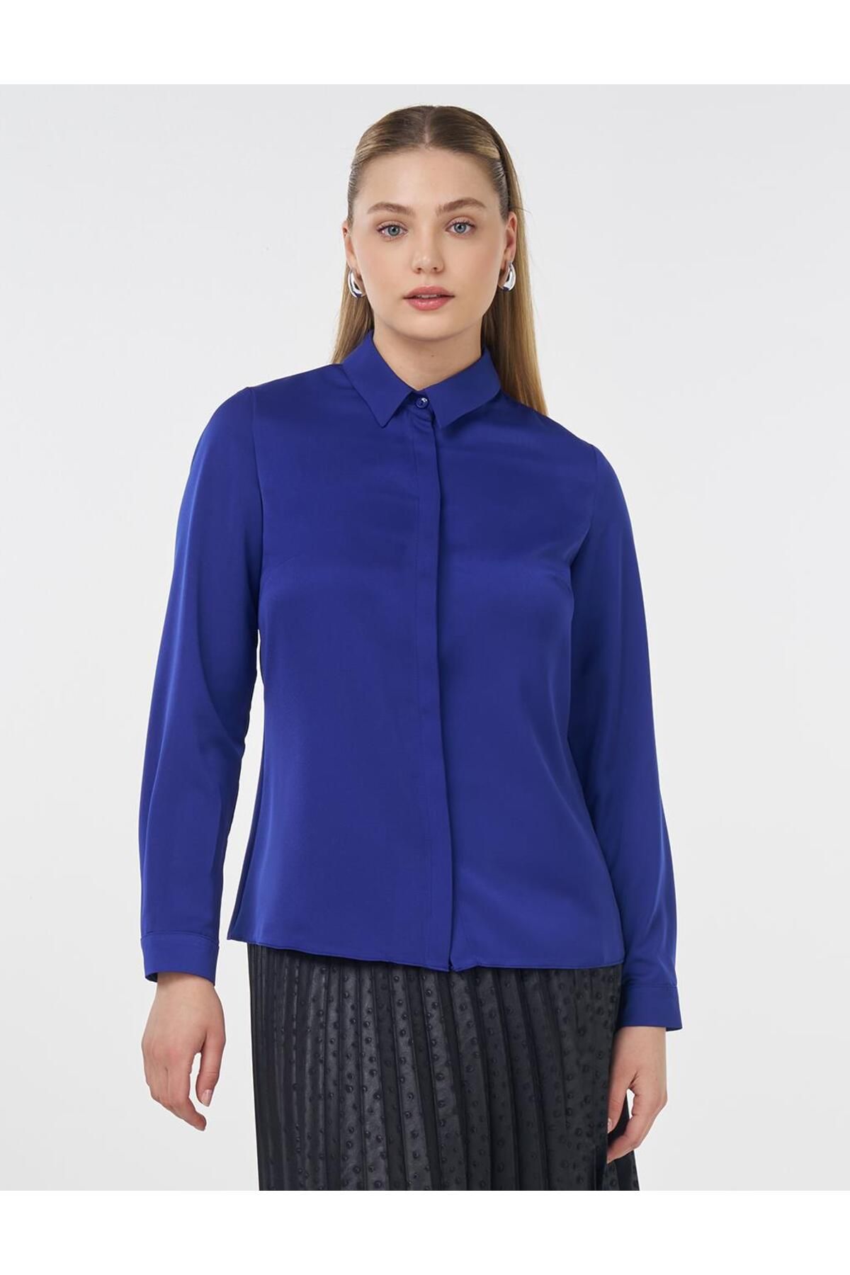 Kayra Basic Bluz Saks