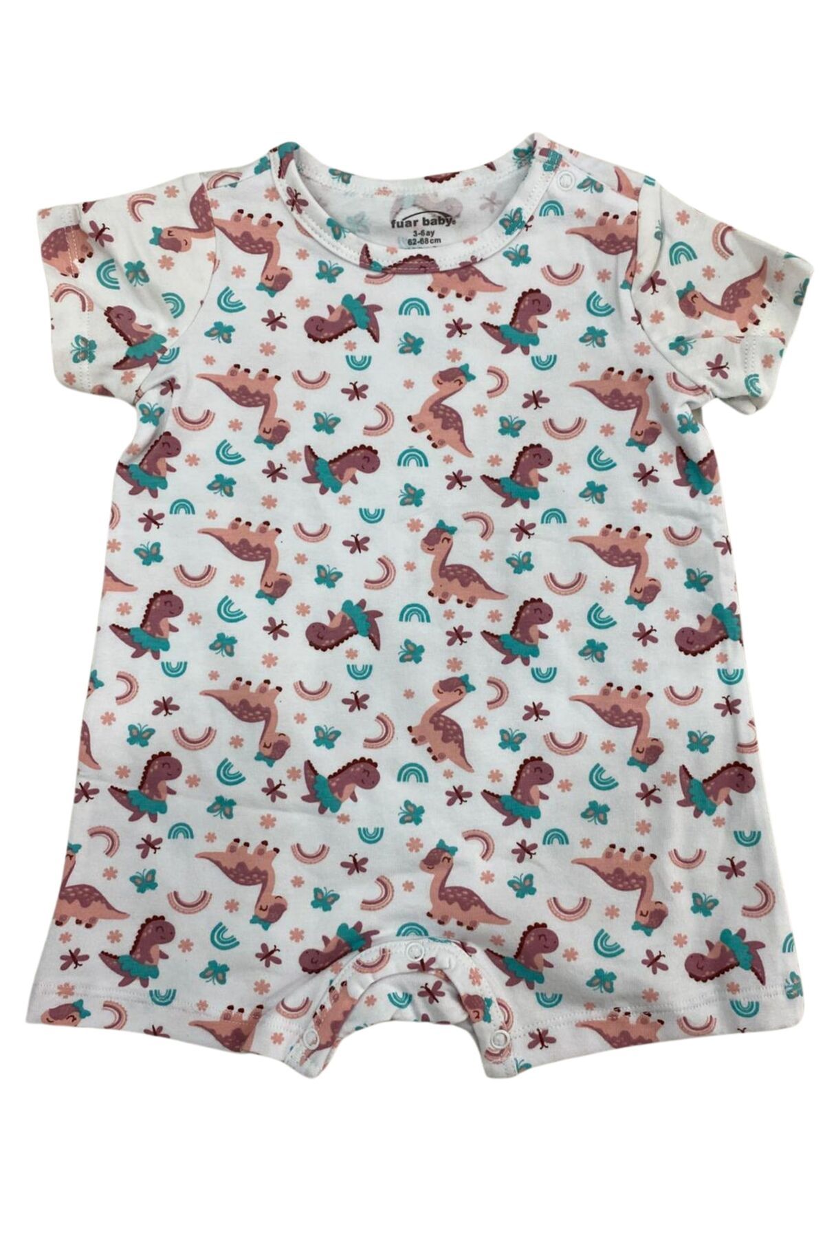 PEAR BABY Unicorn Detaylı Bebek & Çocuk Çıtçıtlı Zıbın