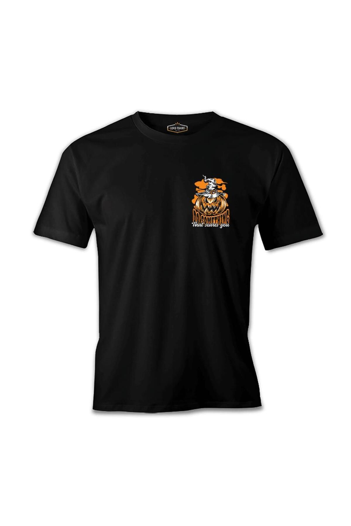 Lord T-Shirt Cadılar Bayramı - Korku Siyah Erkek Tshirt