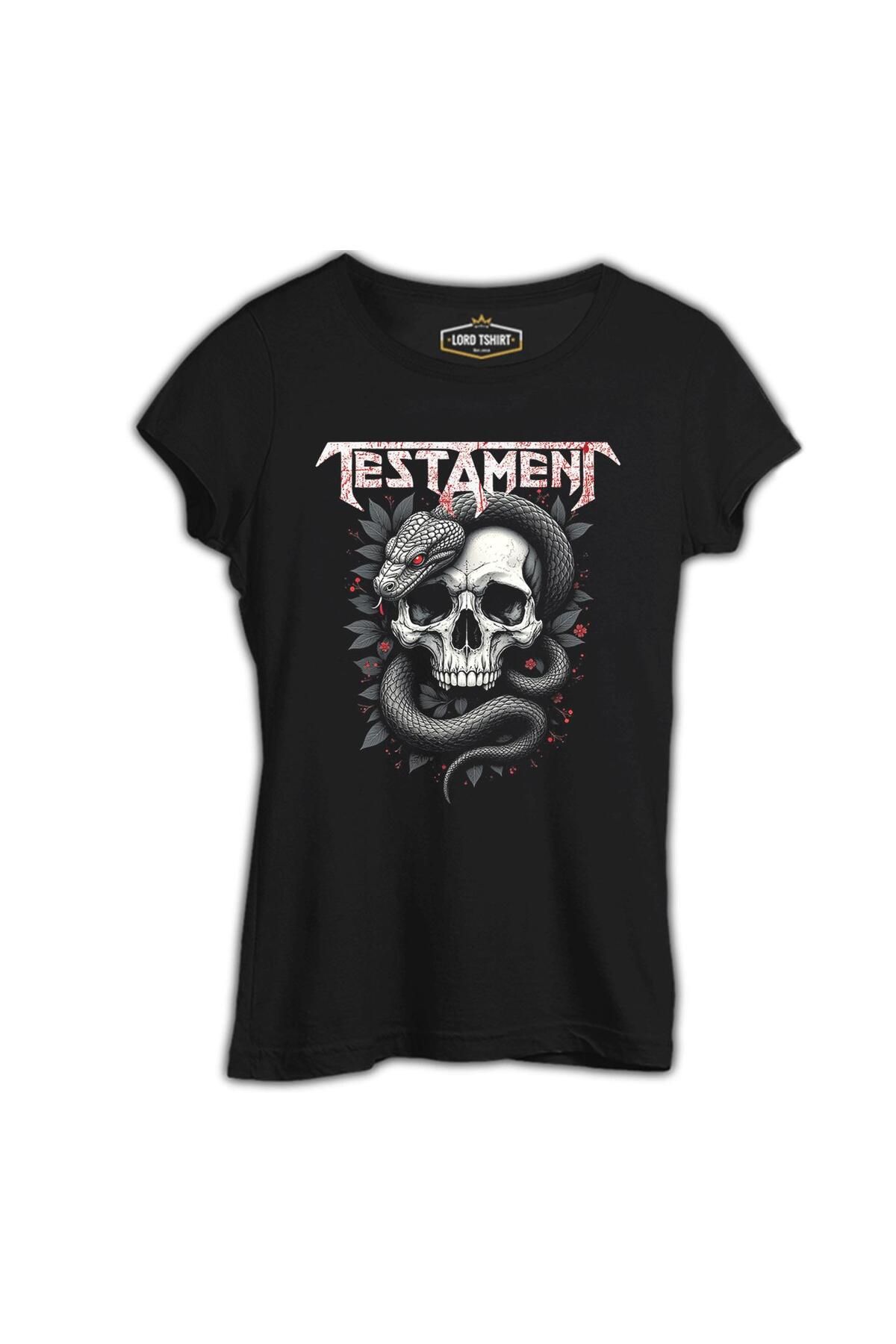 Lord T-Shirt Testament - Yılan Siyah Tshirt