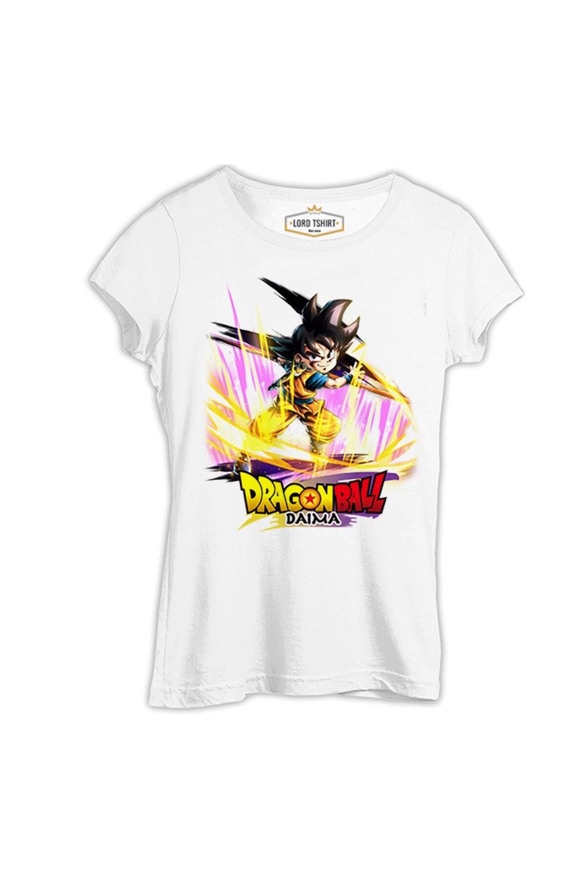 Lord T-Shirt Dragon Ball Daima Yıldız Beyaz Tshirt
