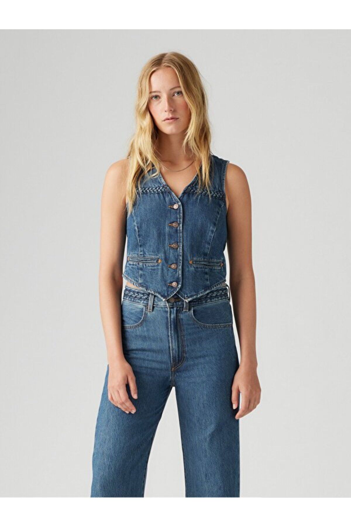 Levi's Braided Denim Yelek