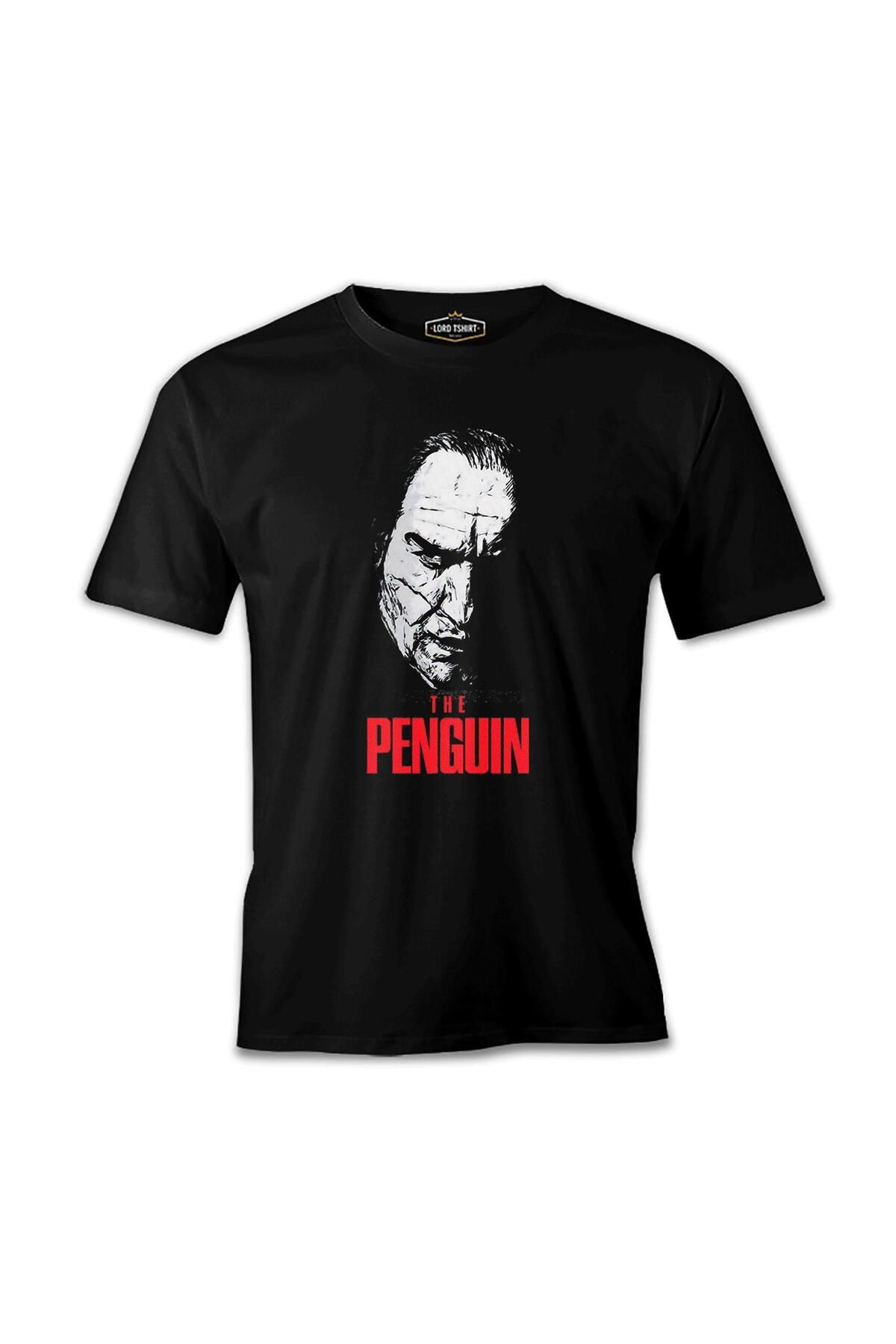 Lord T-Shirt The Penguin Siyah Erkek Tshirt