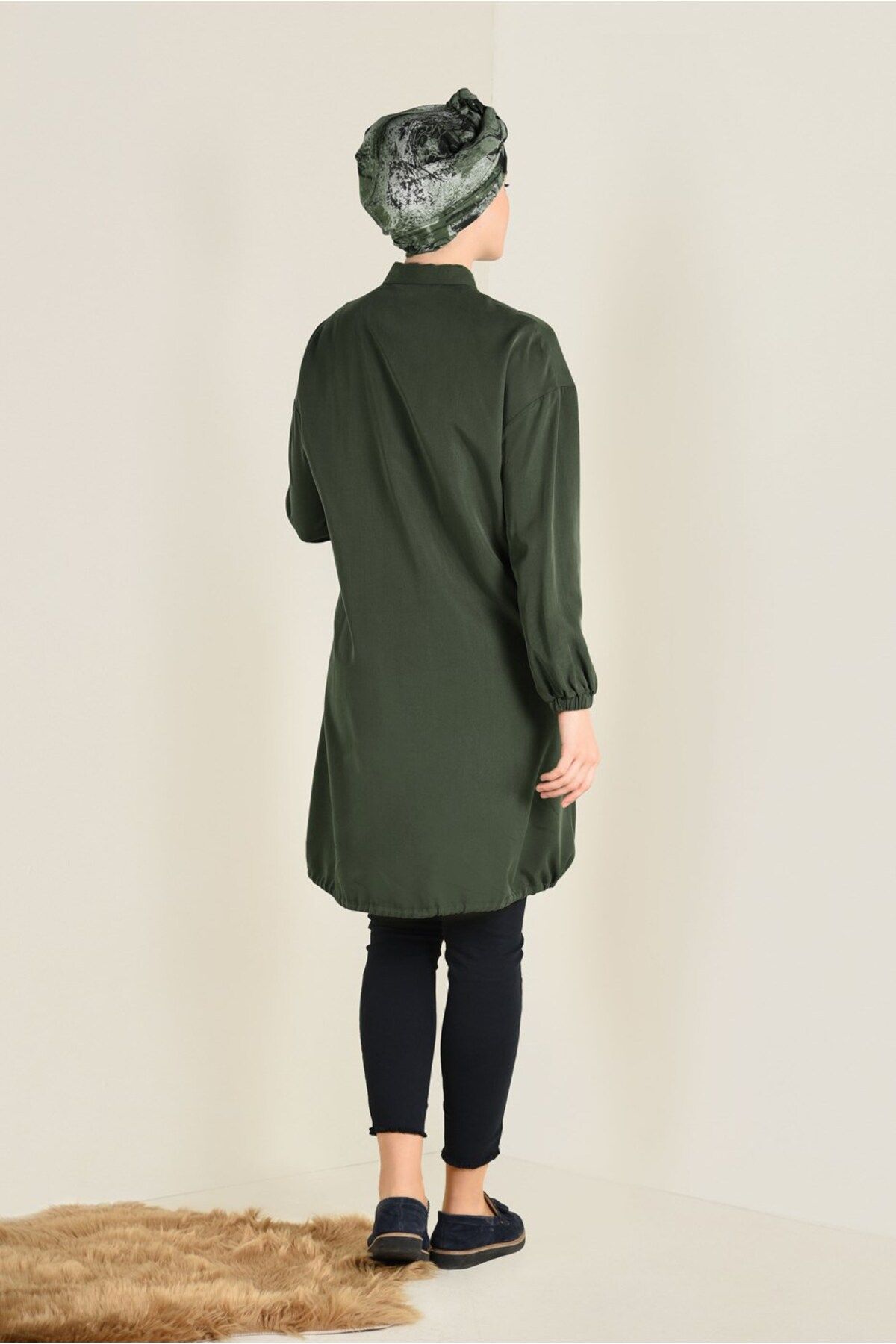 Alvina-Tunic with Skirts with Stripes Elastic Tunic 4704 4