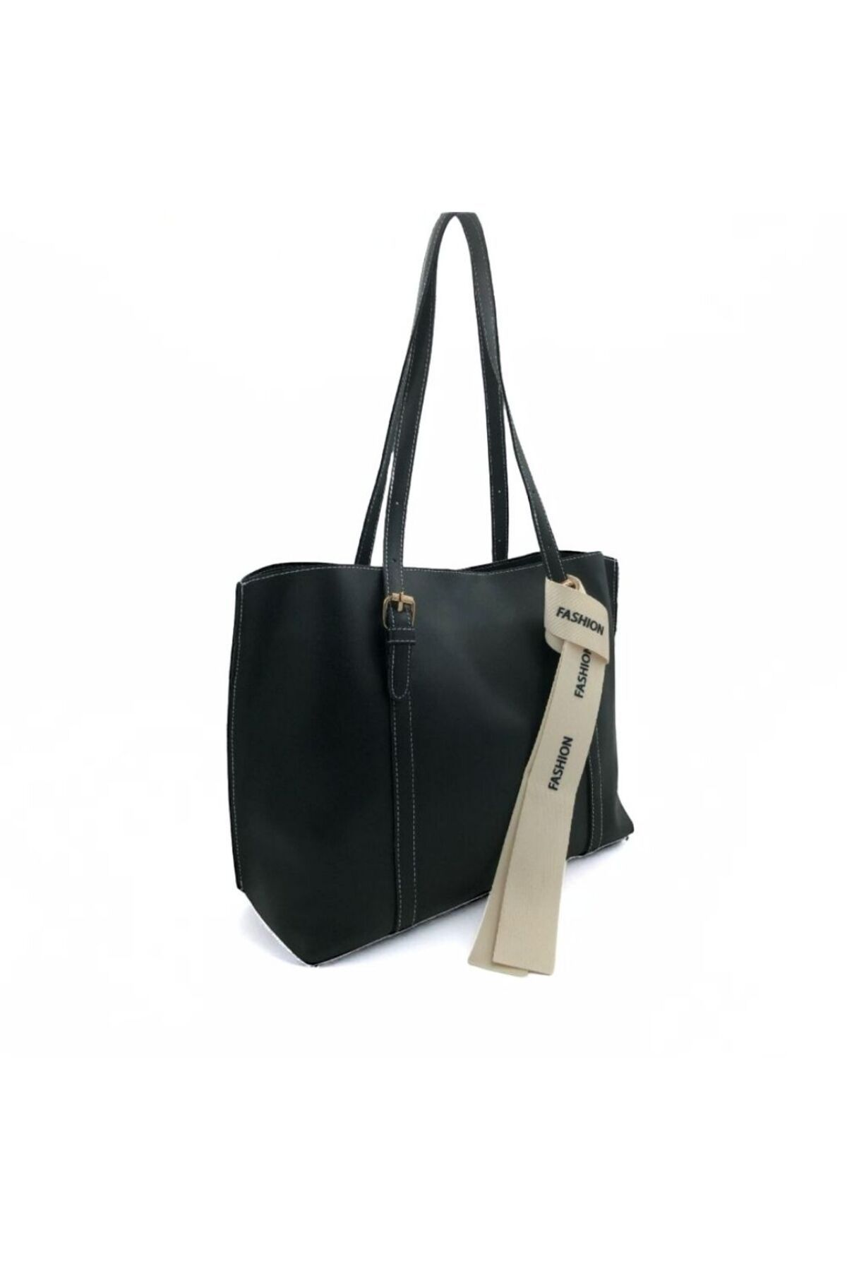 Besa Bags Siyah "Fashion" Detaylı İzabel El ve Omuz Çantası