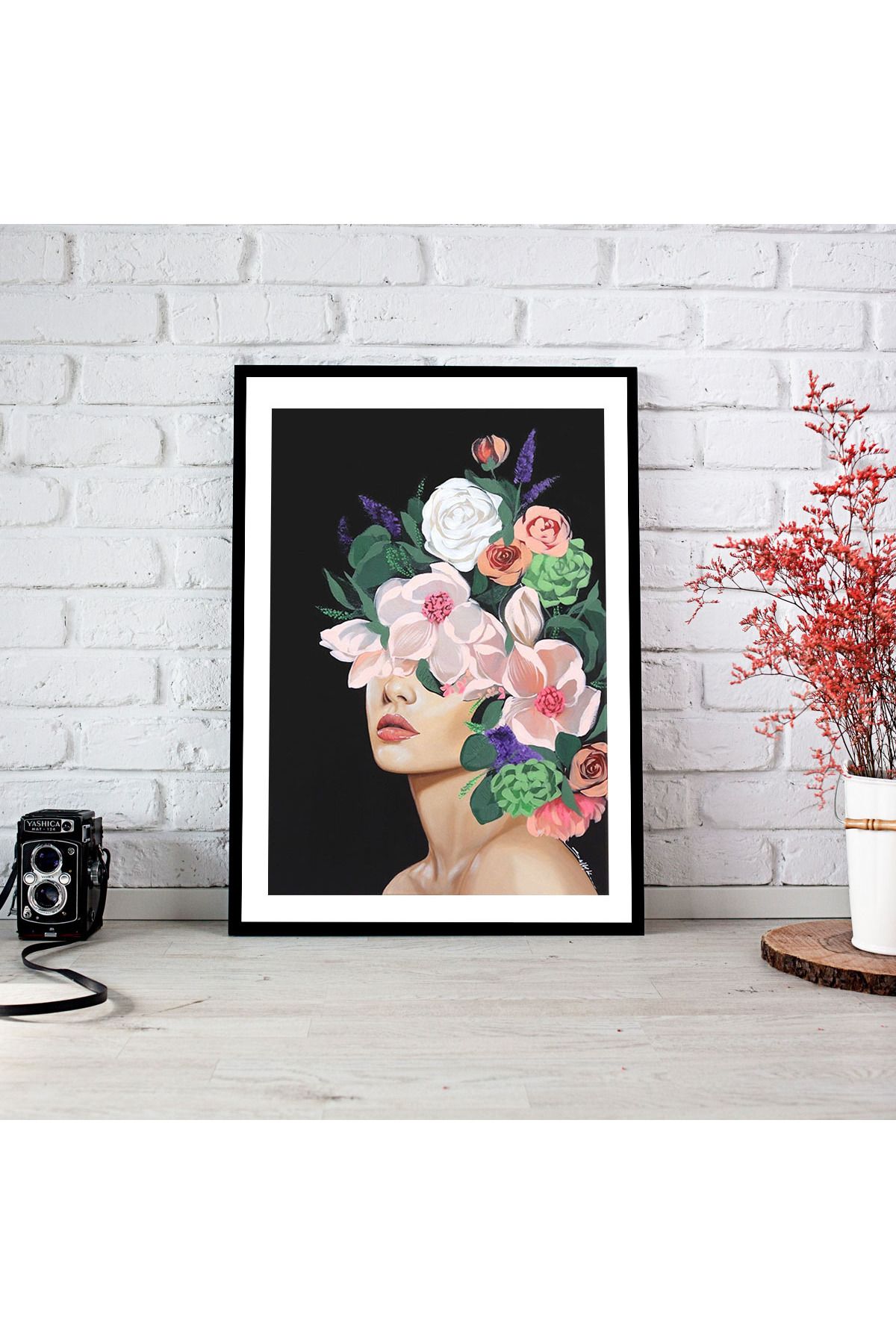 woodsia Çerçeve Görünümlü Çerçevesiz MDF Poster Tablo MDF_TEK1151