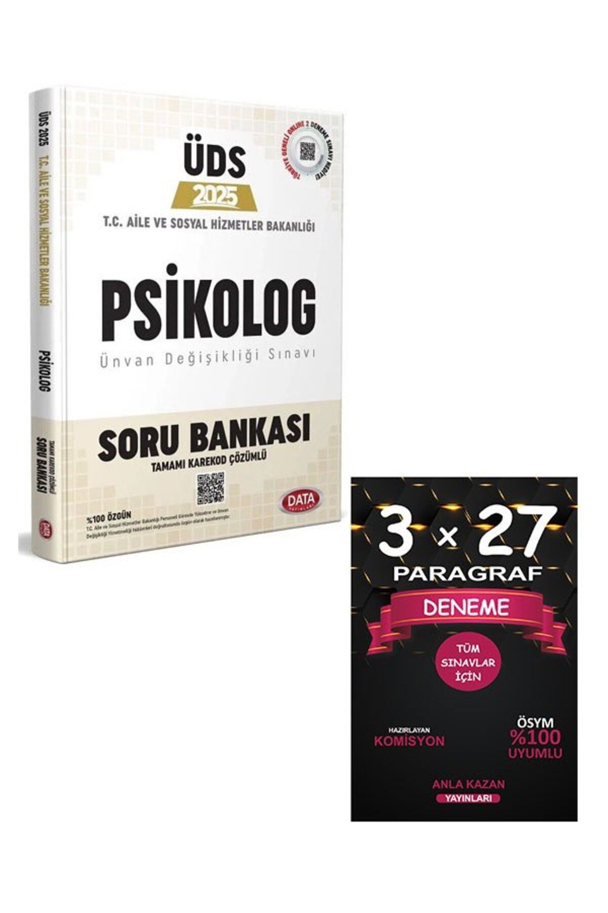 Data Yayınları Data 2025 ÜDS Aile ve Sosyal Hizmetler Bakanlığı Psikolog Soru Bankası Çözümlü Ünvan Değişikliği