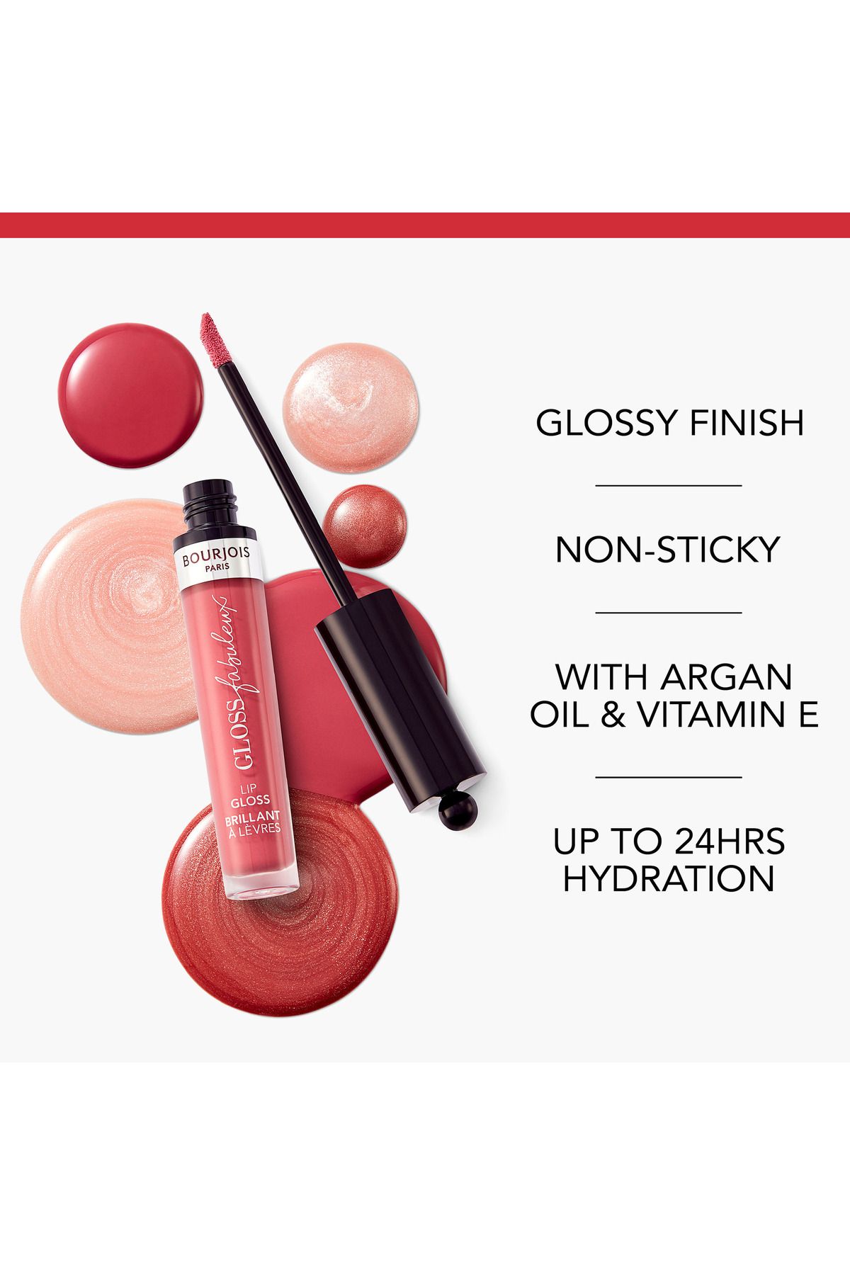 Bourjois-ملمع شفاه بورجوا ستاندنج روزفيشن - 3.5 مل 3