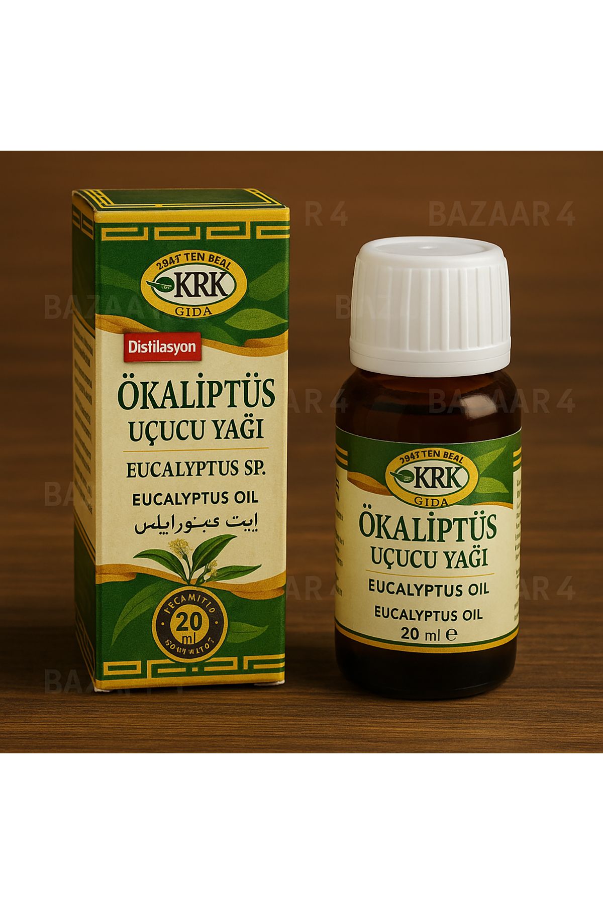 Krk Gıda Okaliptüs Uçucu Yağı 20cc Eucalyptus oil