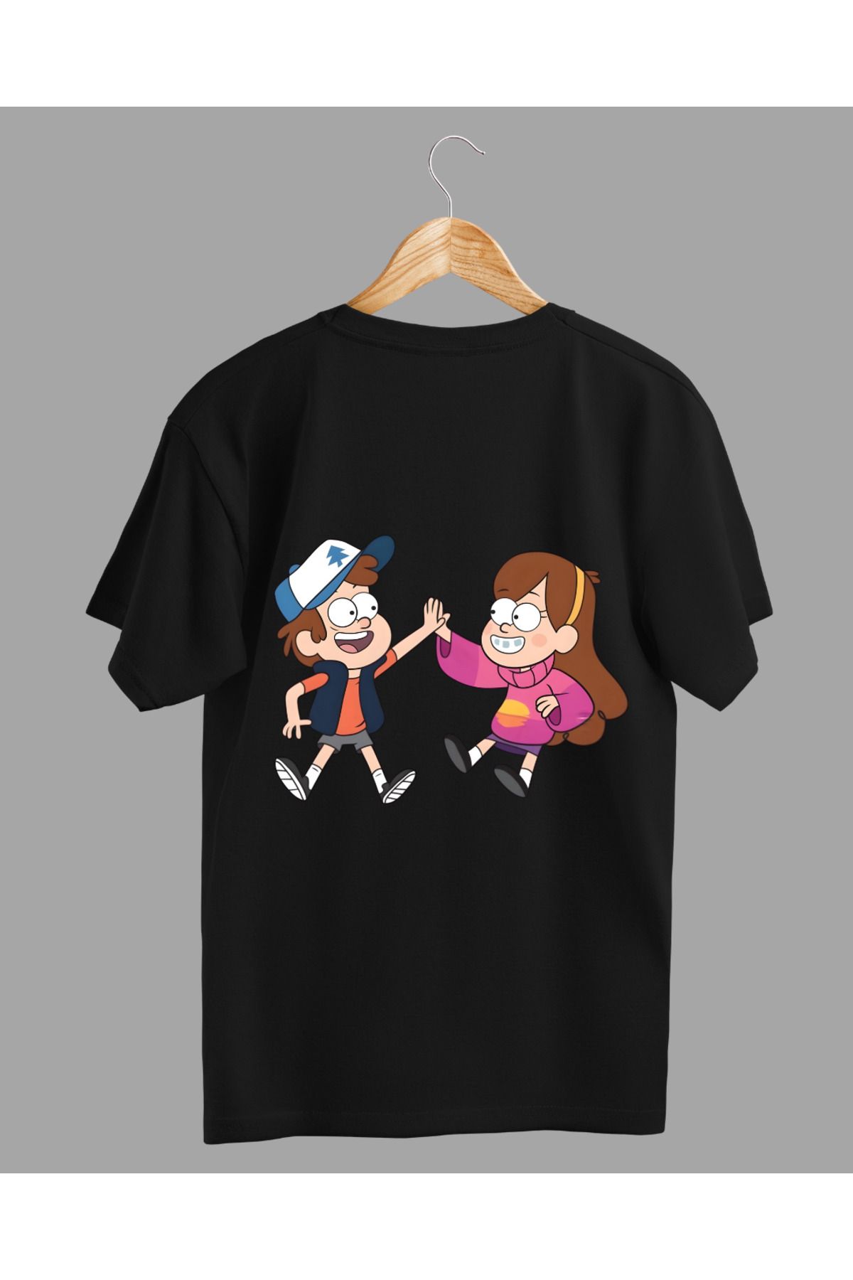 Ebiidesign Mabel ve Dipper Tasarımlı Baskılı T-Shirt