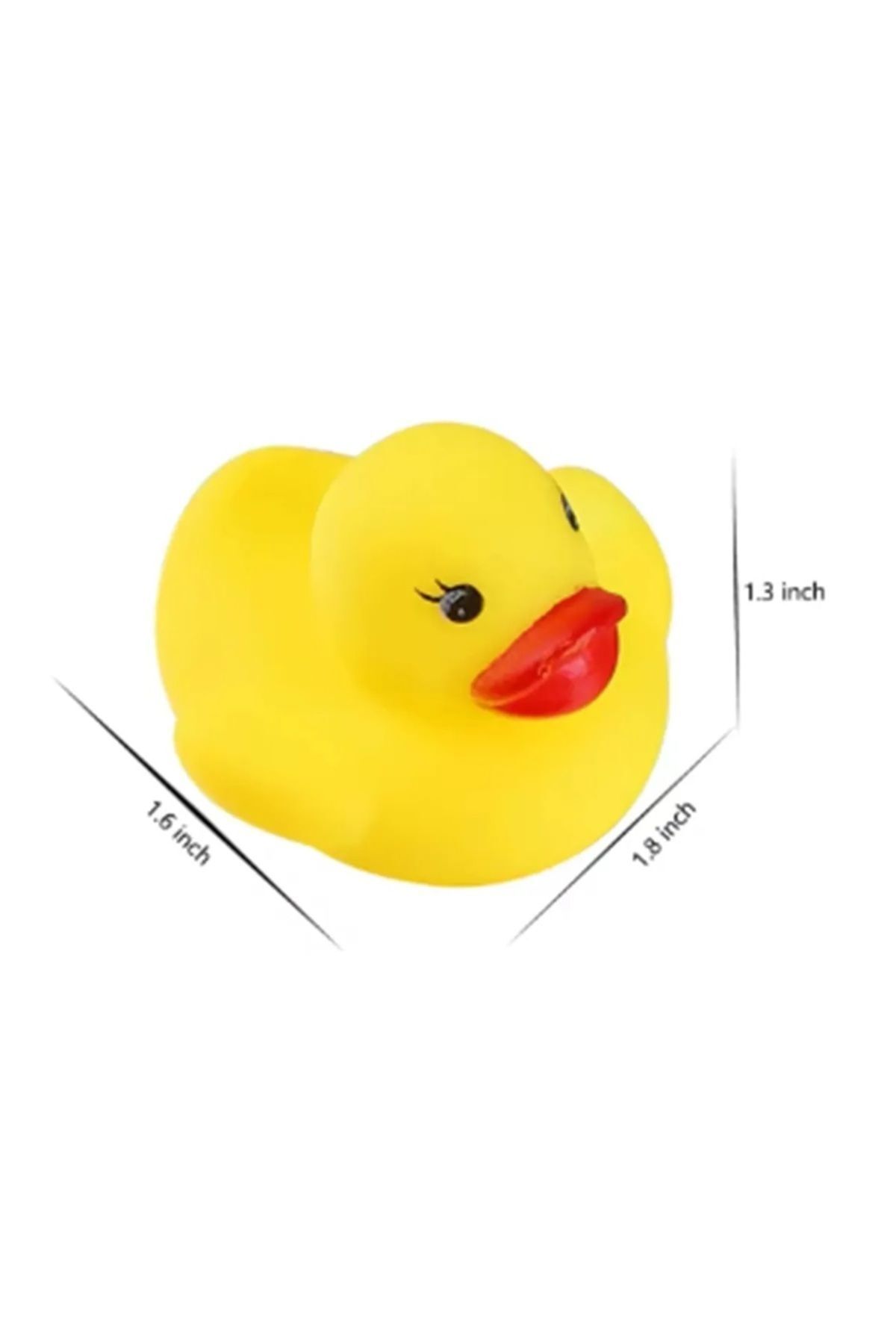 keyfisepet en keyifli sepet 3 Adet Mini Ördek Vinil Set Sesli Bebek Çocuk Banyo Ve Havuz Oyuncak