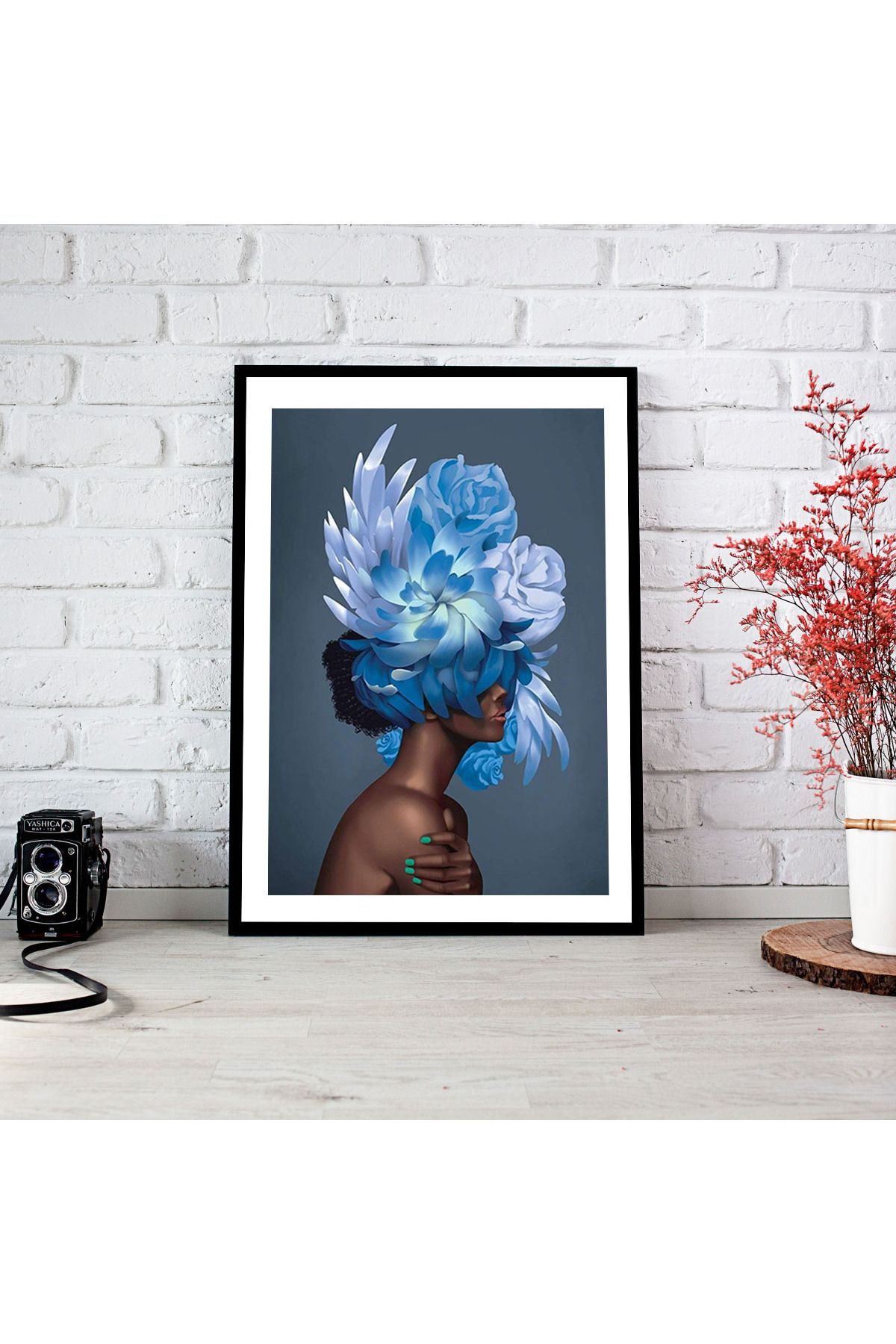 woodsia Çerçeve Görünümlü Çerçevesiz MDF Poster Tablo MDF_TEK1159