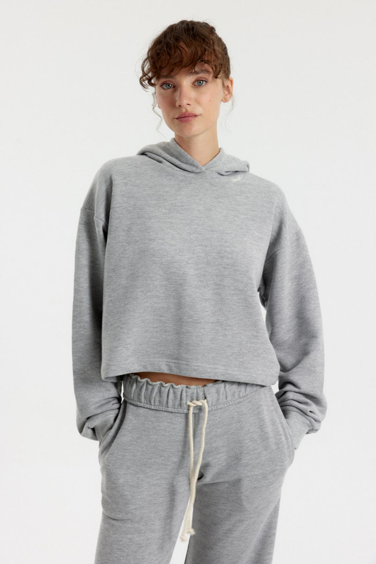 Simple Co. Soft Skin Touch Sweatshirt Kapüşonlu Eşofman Üstü