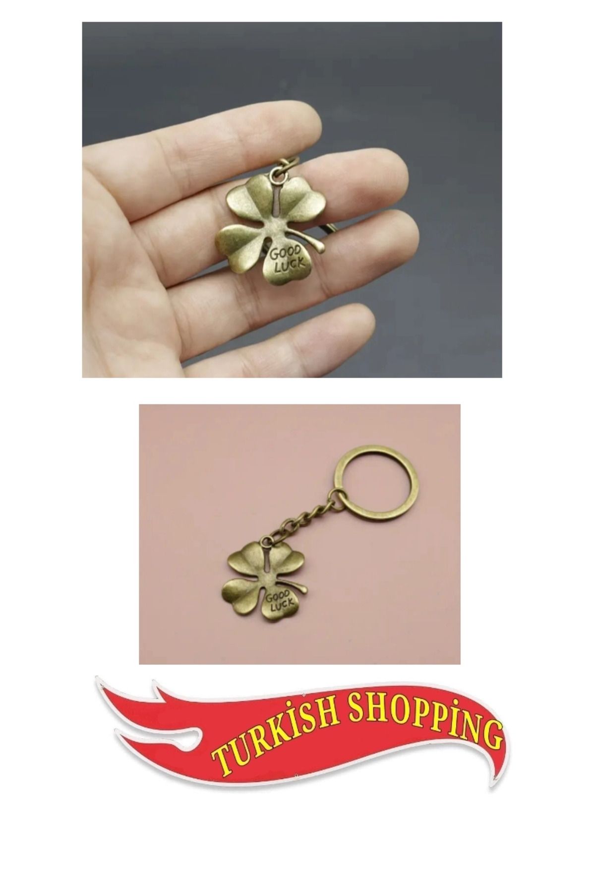 shop Şanslı Yonca Anahtarlık Metal