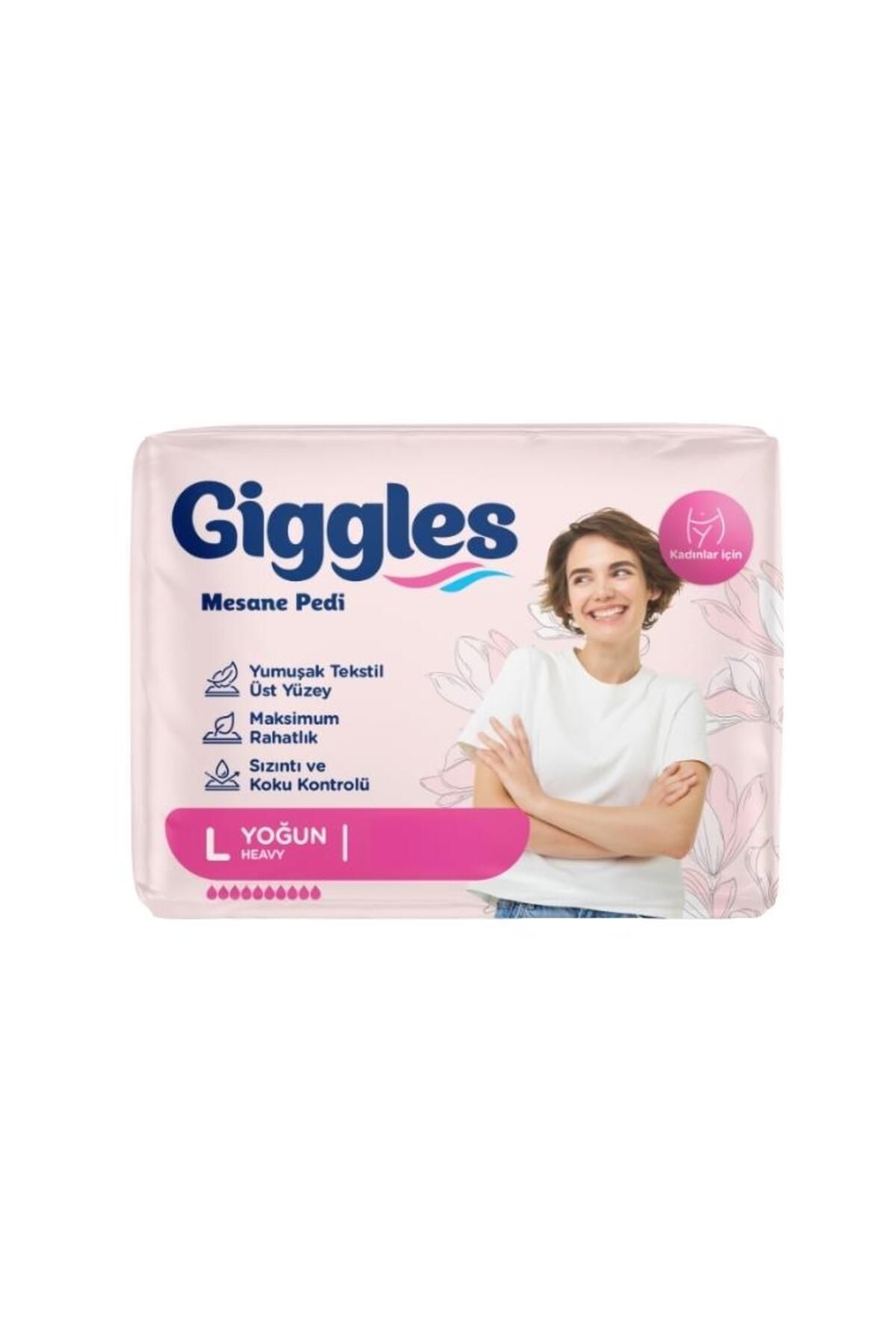 gigless Giggles Kadın Mesane Pedi 10'lu Large