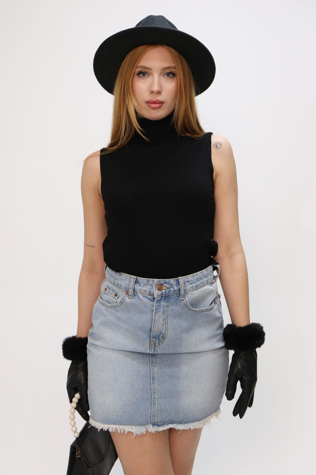 ALCHON-Gâtul în picioare cu gât rotic cu mâneci zero tricot simplu, culoare uni, elastic, vară, de bază, elegant, tricotaje Badi 6
