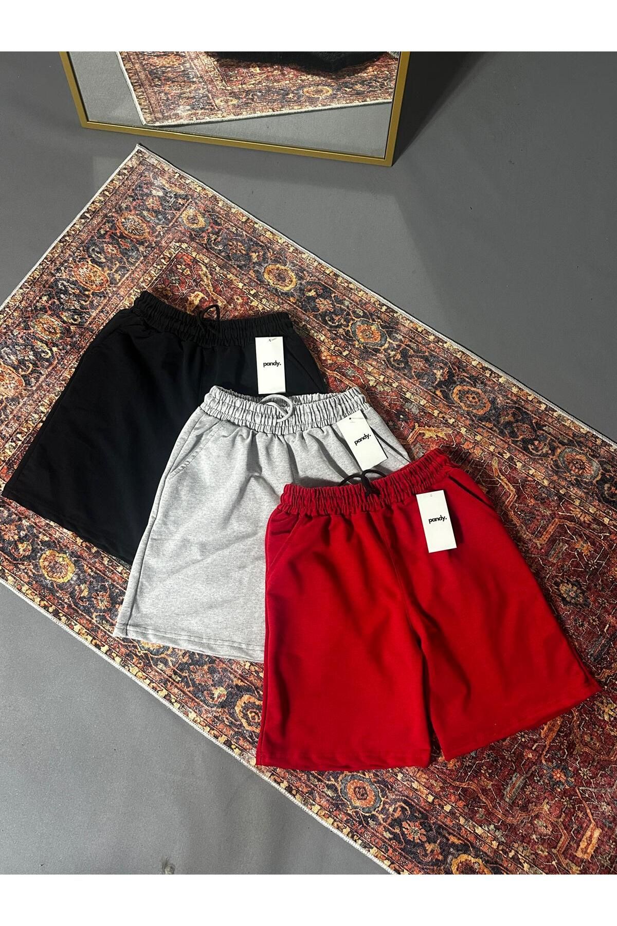Unisex 3 Lü Şort