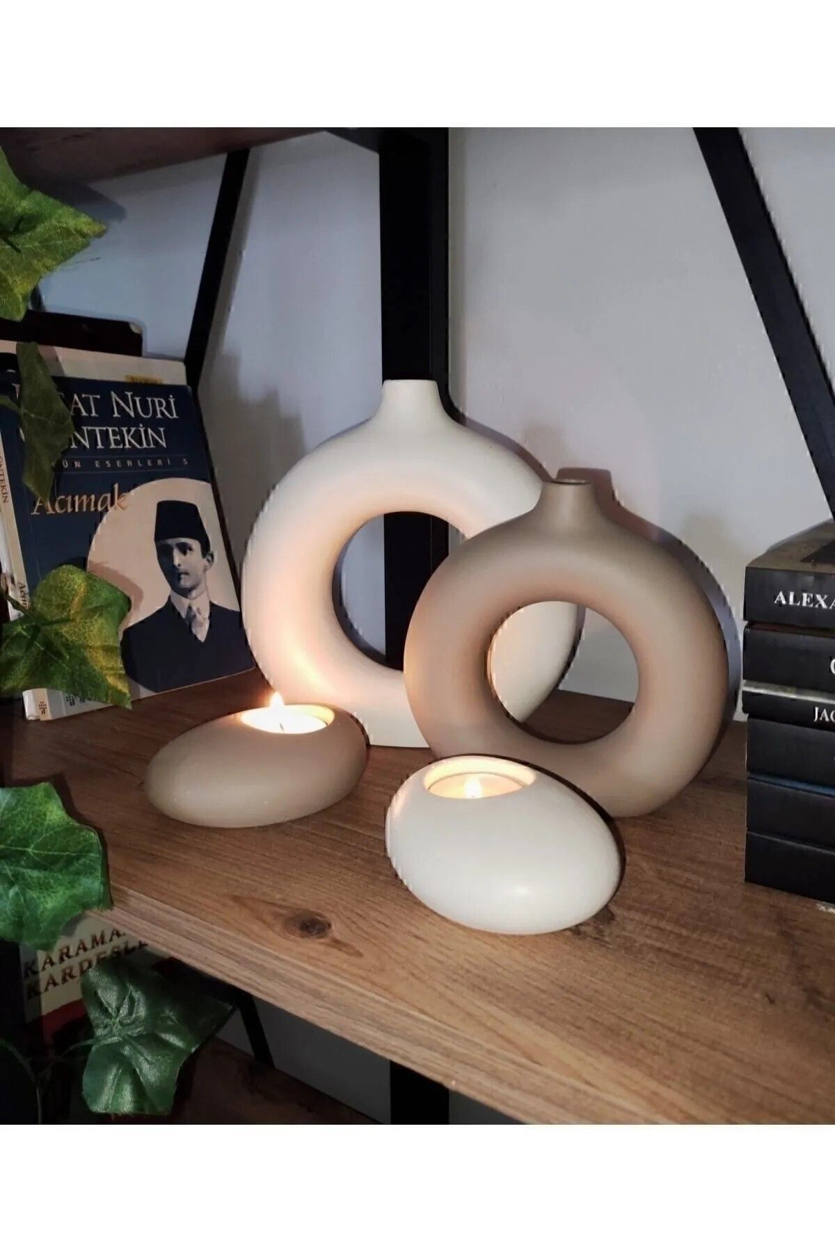 aden home Adenhome Bohem Halka Vazo Ve Elips Mumluk Seti Pinterest
