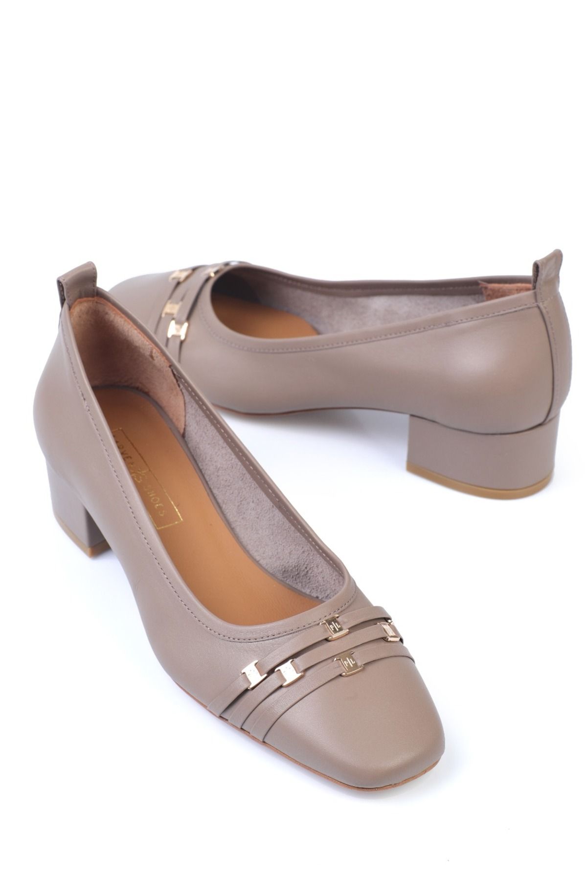 KARVENSHOES HAKİKİ DERİ VİZON RENK AYAKKABIN 439