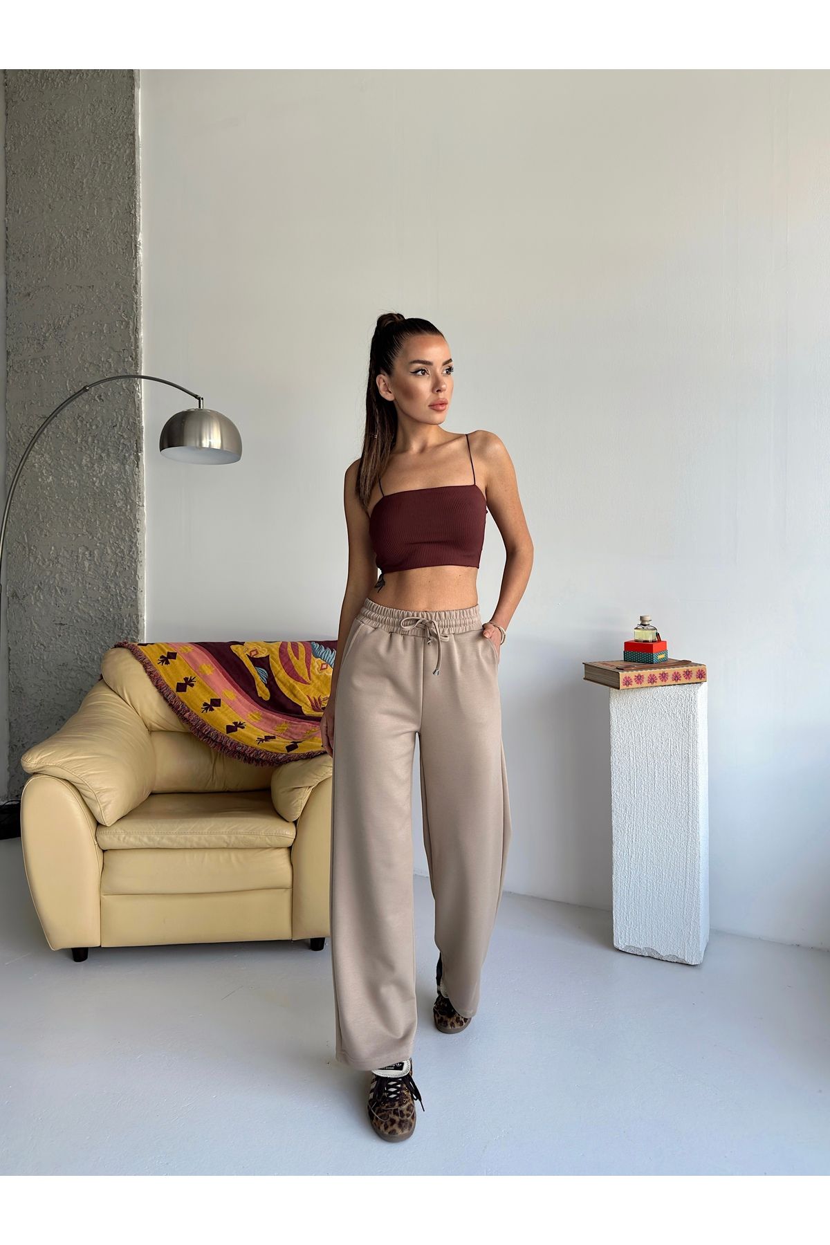 Thin Shop MODAL PALAZZO PANTOLON