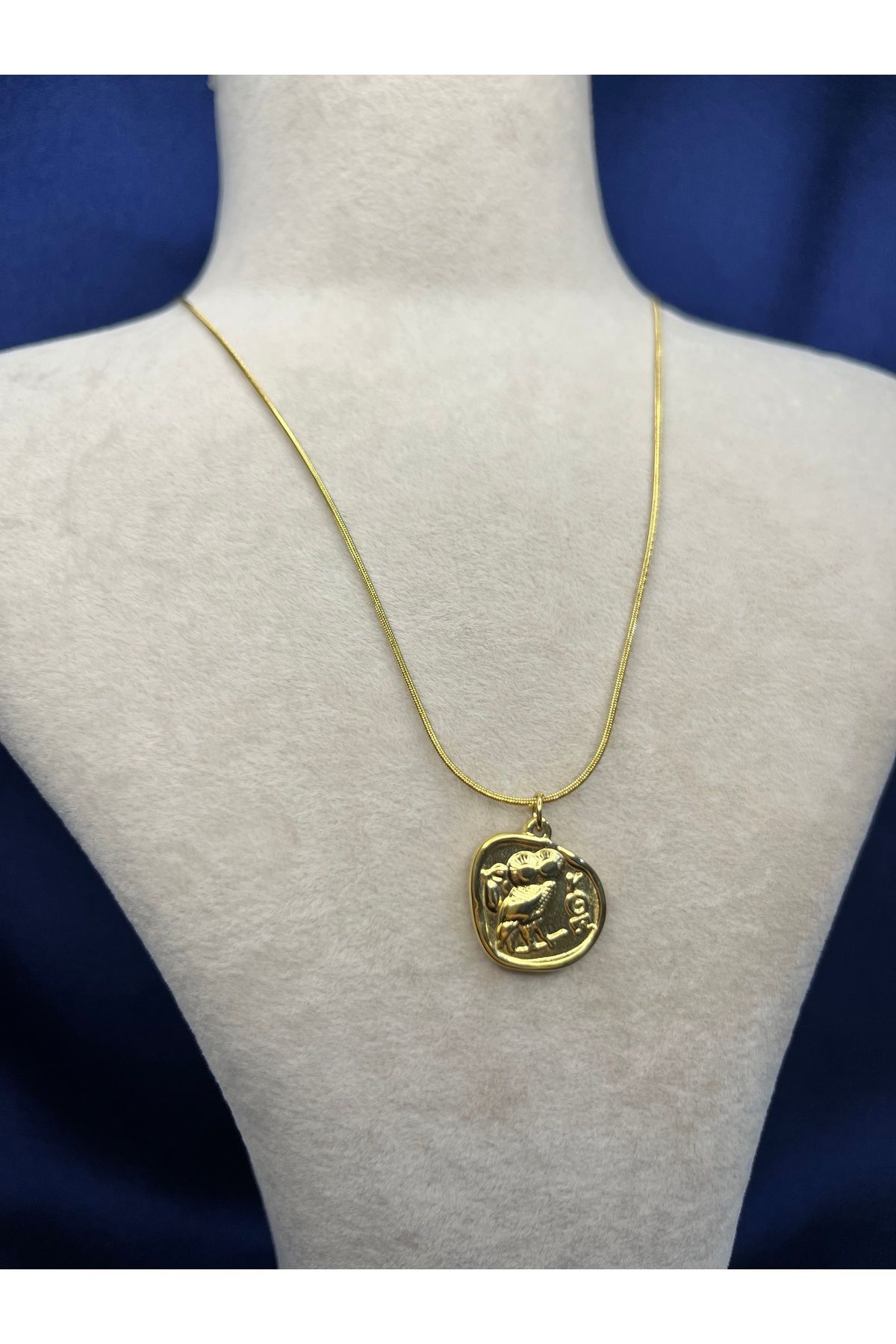 Fam&Co Jewelry Antik Görünümlü Baykuş Figürlü Kolye – Bilgelik ve Zarafetin Simgesi