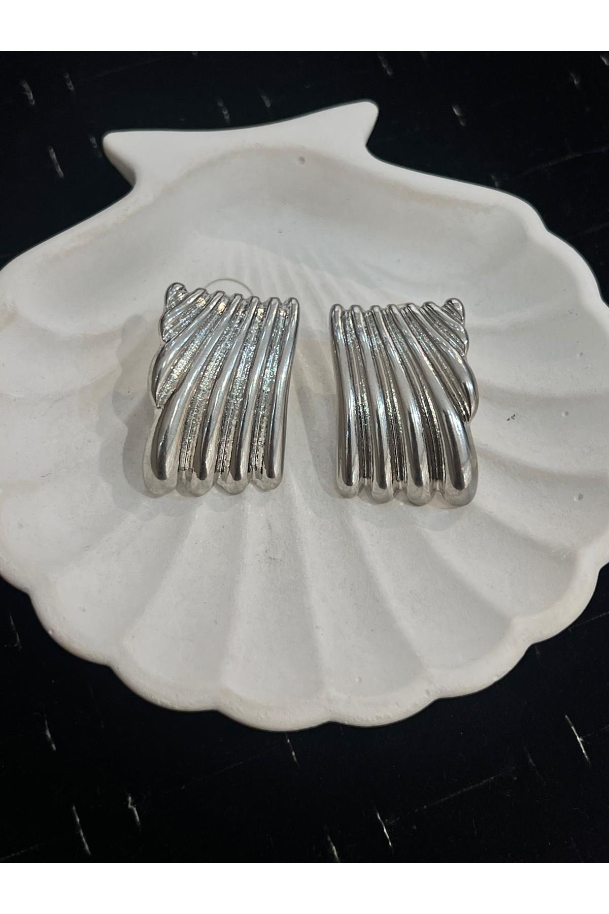 shop Dokulu Plak Küpe