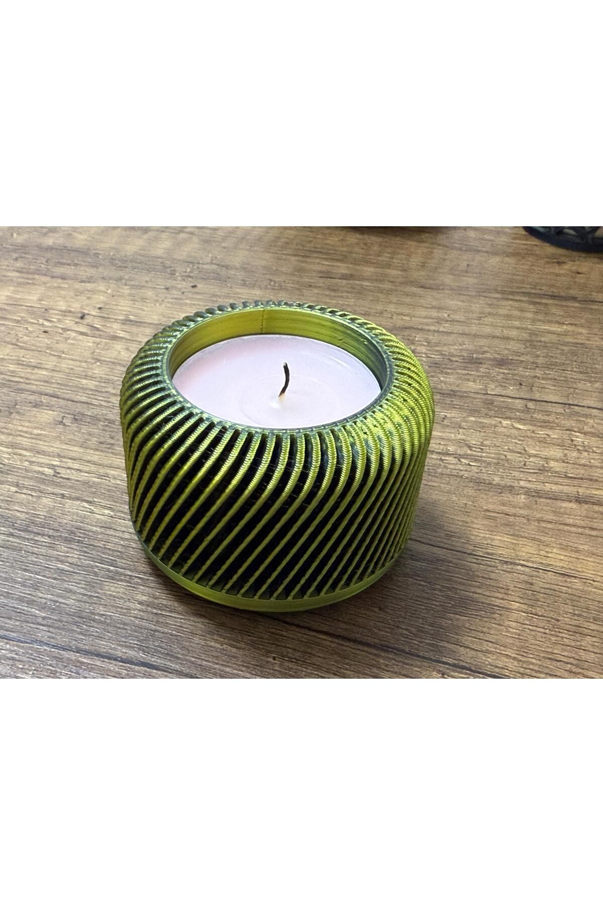 ALFATEKS Modern Tealight Mumluk 3 Al 2 Öde