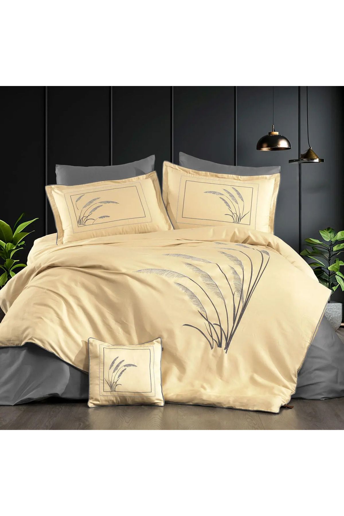 ELLE HOME Etienne Brode Çift Kişilik Nevresim Takımı