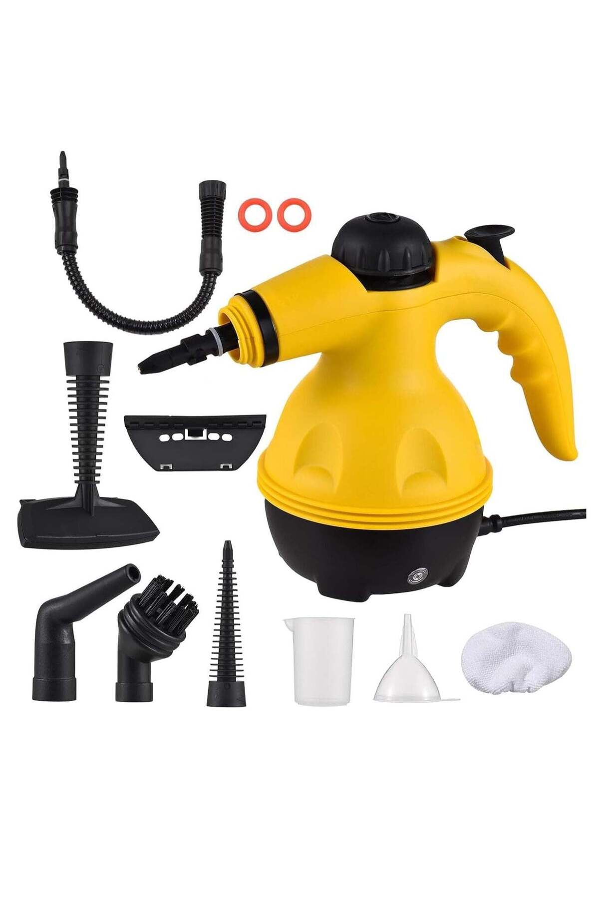 منظف بخاري محمول باليد بقوة 1000 واط متعدد الوظائف، يعمل تحت ضغط عالي، يعمل بالبخار