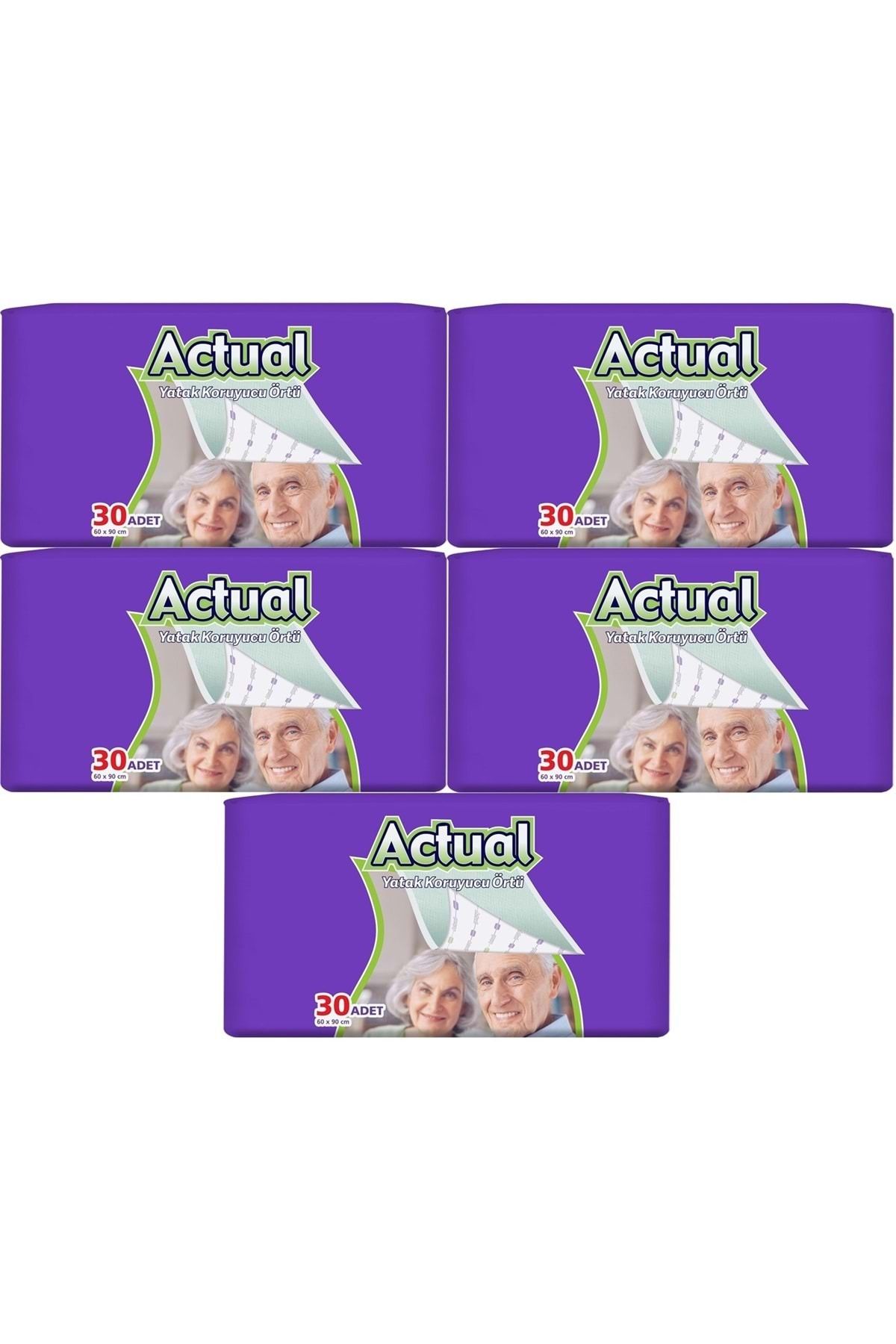 ACTUEL Actual Hasta Alt Açma Yatak Koruyucu Örtü 60*90CM 150 Adet (5PK*30)