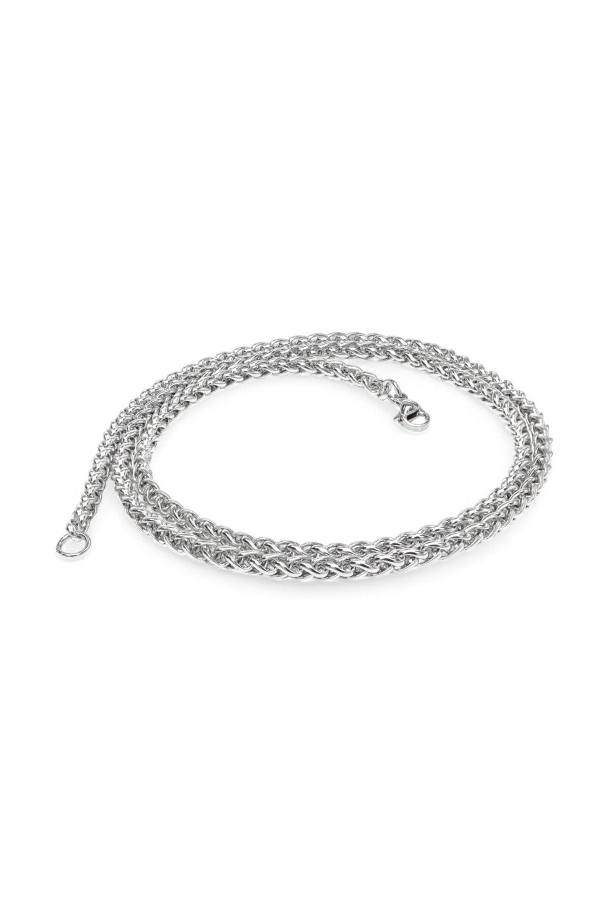 Caseras Beyaz Çelik Kolye 4Mm CSR1180225