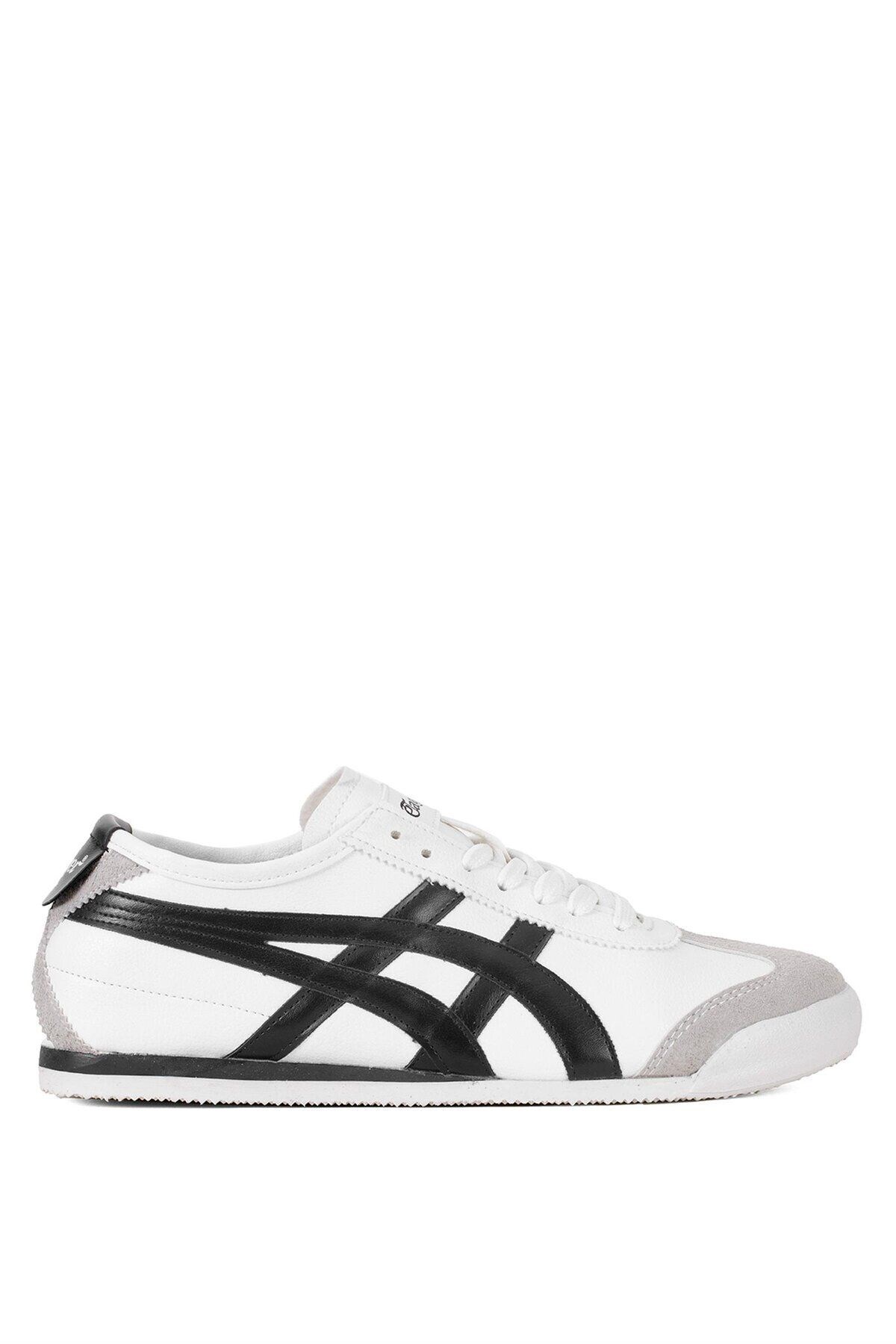 Bağcıklı Günlük Spor Ayakkabı Erkek Beyaz-Siyah Sneaker