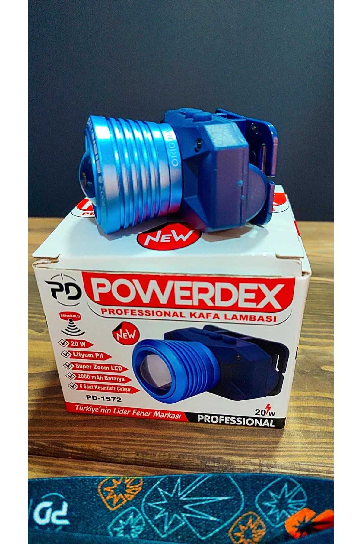 powerdex PD-1572 20W Profesyonel Zoomlu Kafa Lambası - Fiyatı