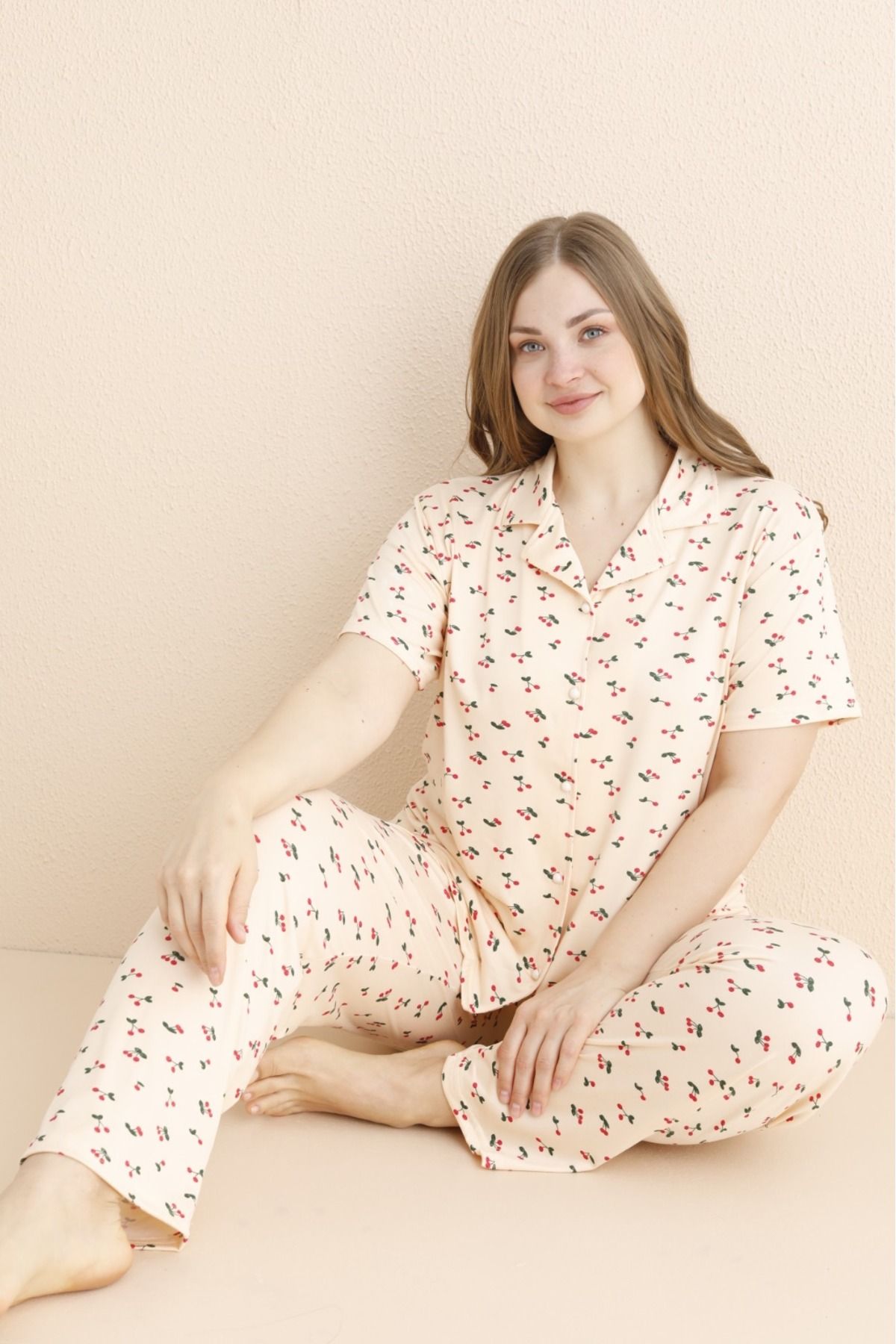 Mihra Stil Mihra 50501-271 Kadın Büyük Beden Pijama Takımı