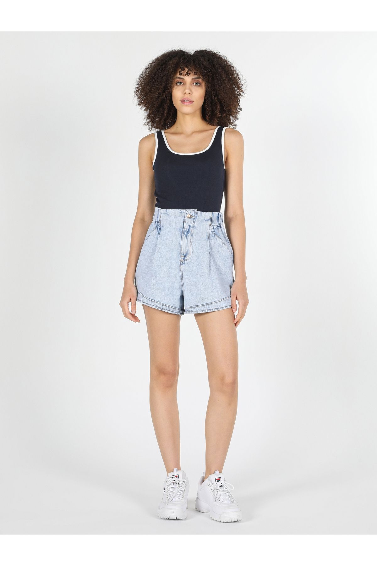 Colin's-Mid Waist Women's Denim Jean Shorts 2