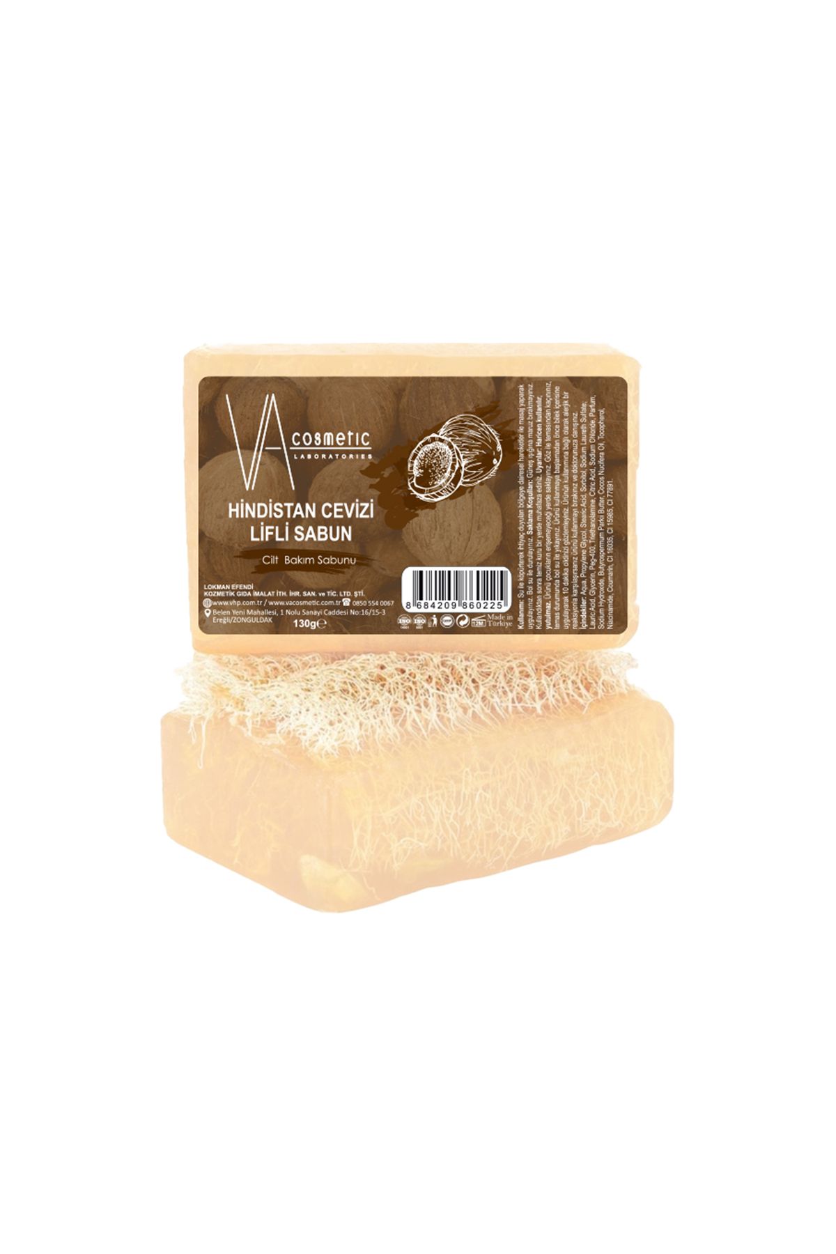 VA COSMETİC Hindistan Cevizi Lifli Sabun 130 gr