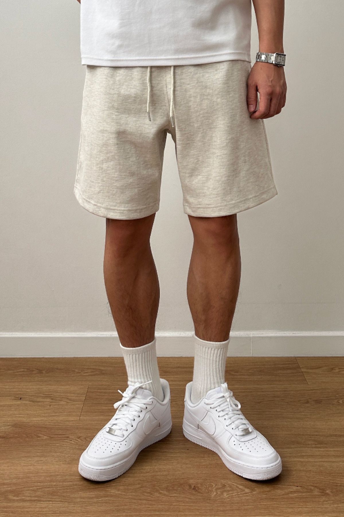 Tarz Cool Erkek Comfort Fit Bej Şort & Bermuda