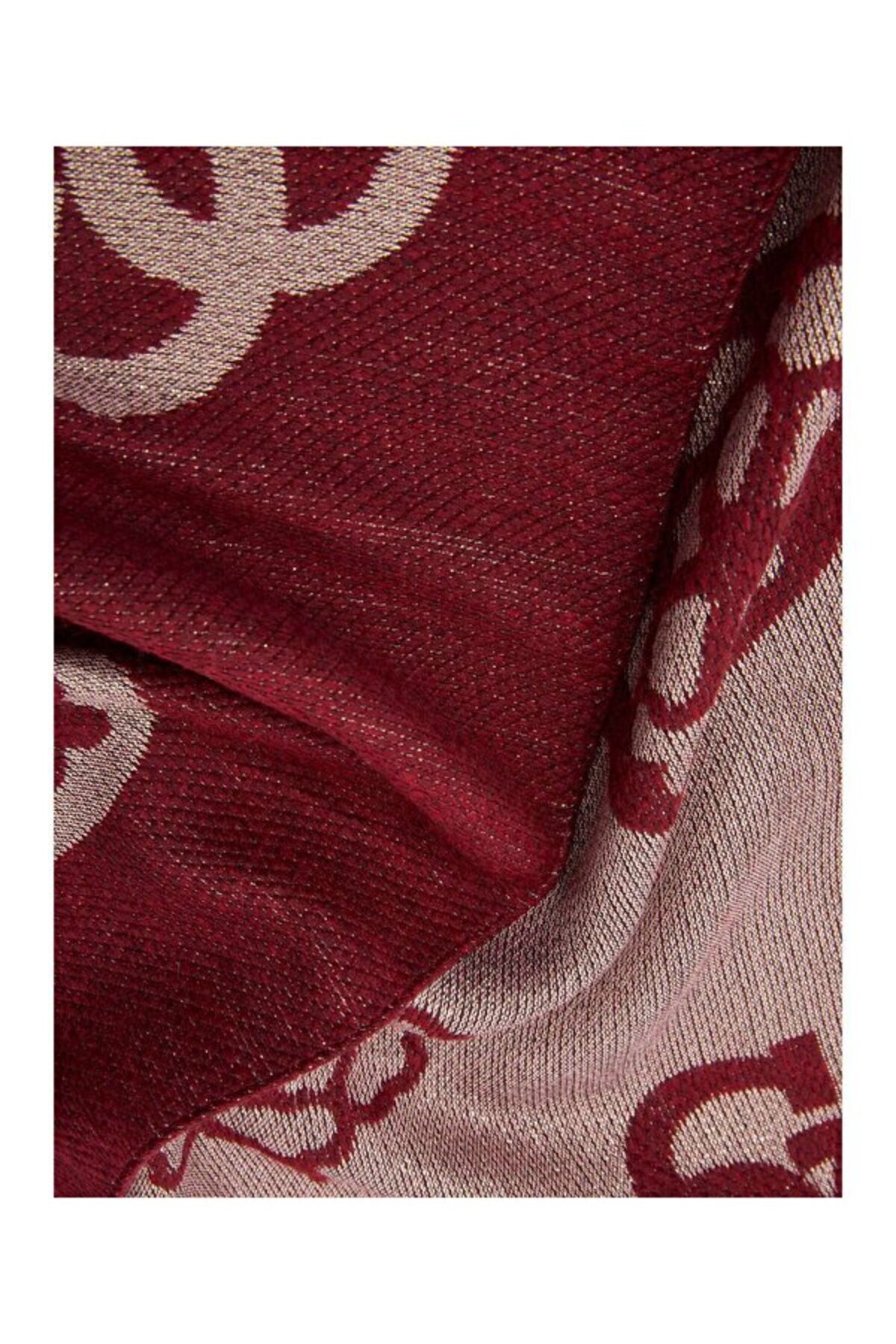 Guess-Burgundy Shawl for Kids 2