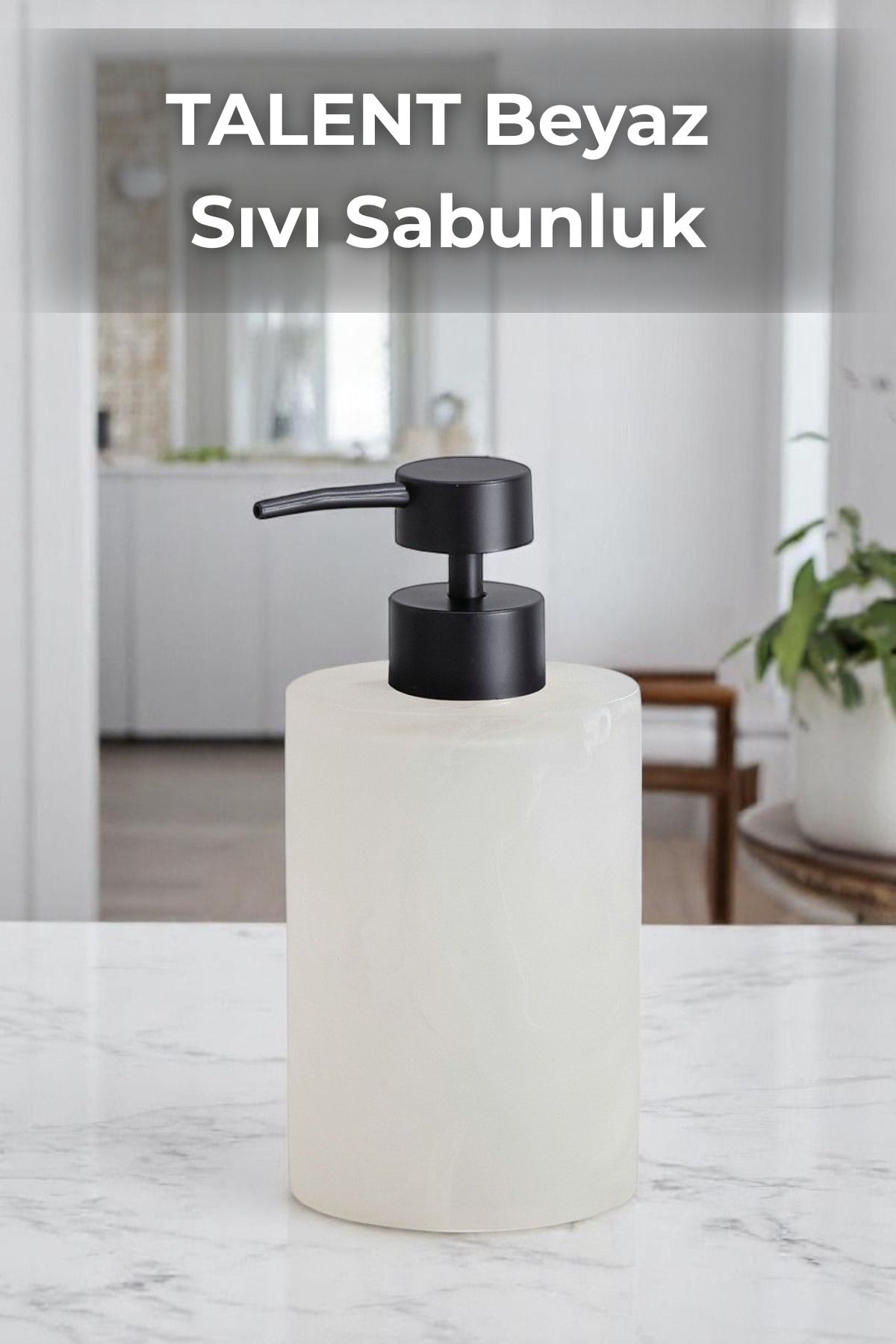 Sevinse Home TALENT Beyaz Sıvı Sabunluk