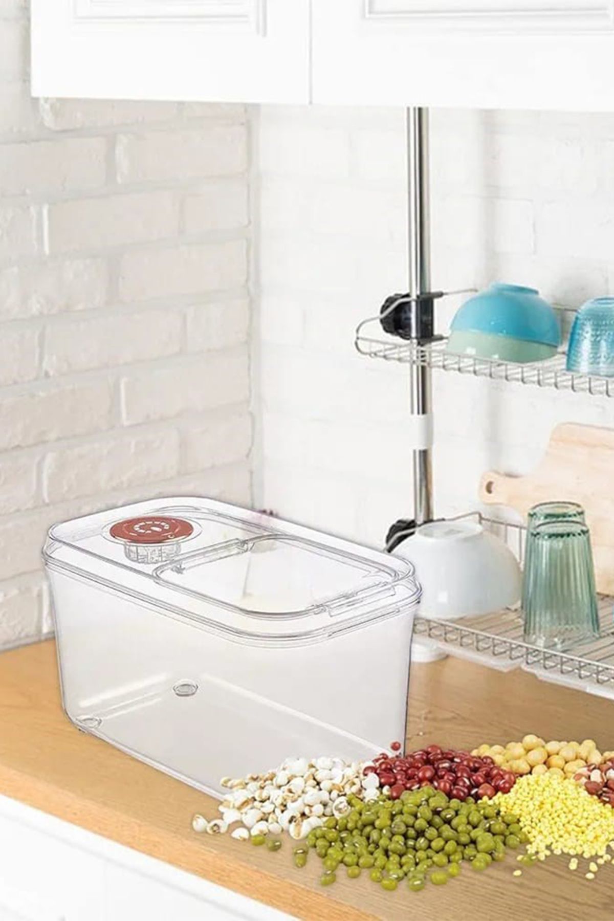Generic-Grain, legume and rice storage box container 7