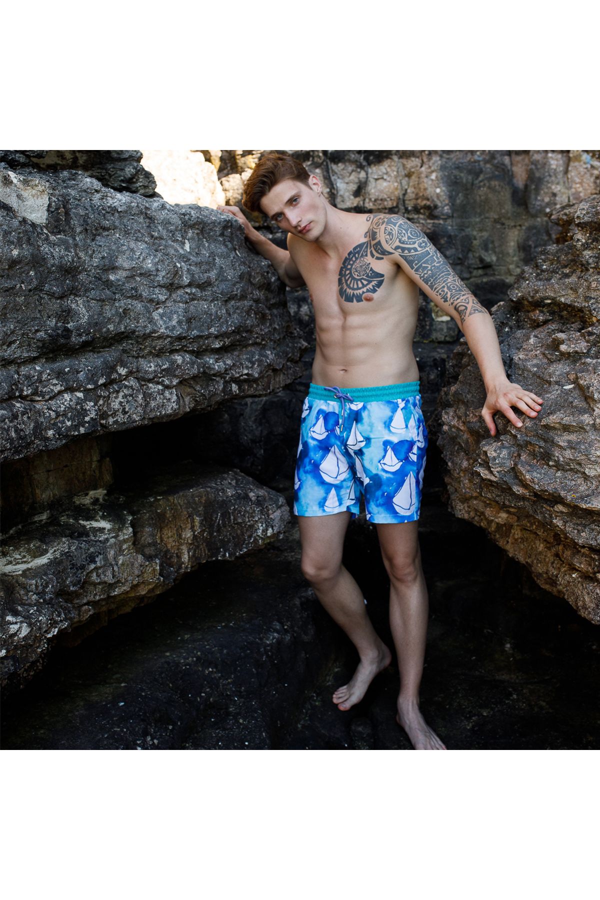 ANEMOSS-Sailing Men's Sea Shorts 7