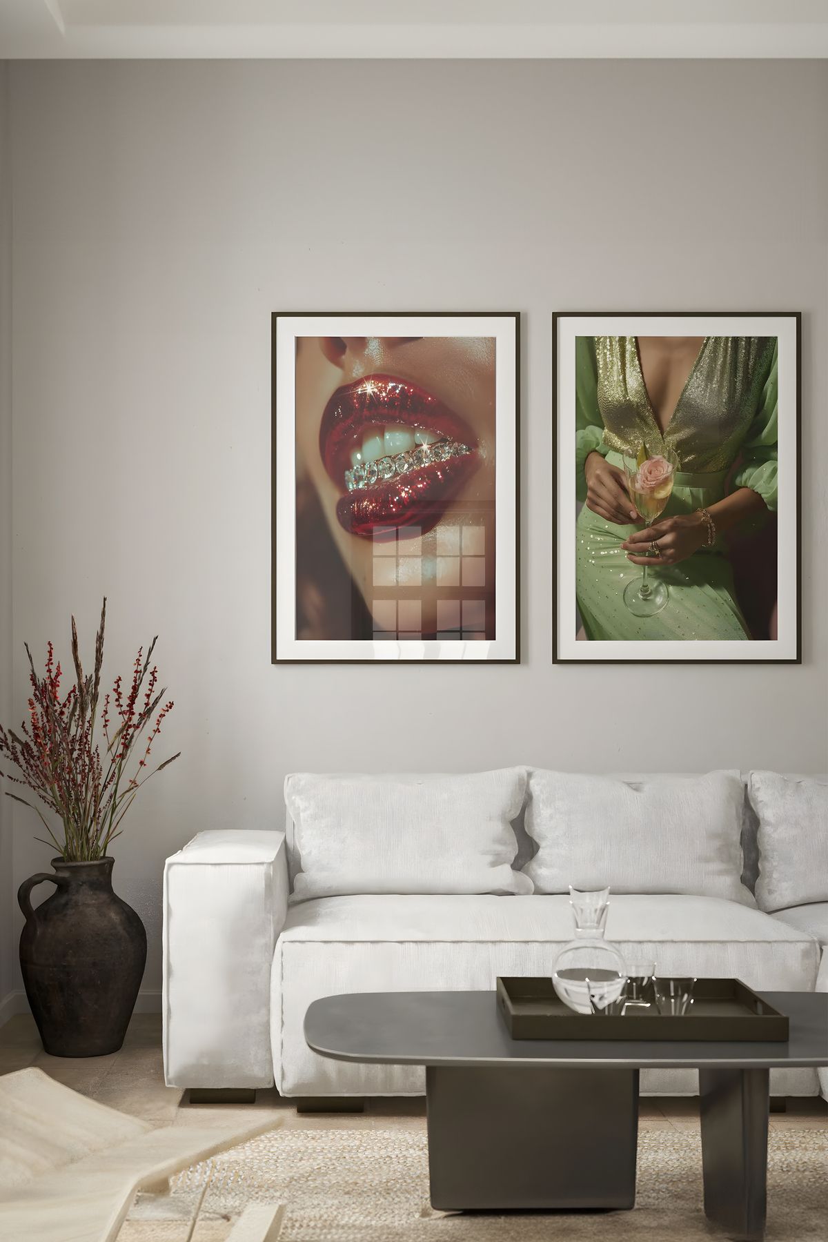 Home 2'li Onlara Gülümse Poster, Oturma Odası Dekoru, Genç Odası Dekoru, Salon Dekoru, Çerçevesiz Poster