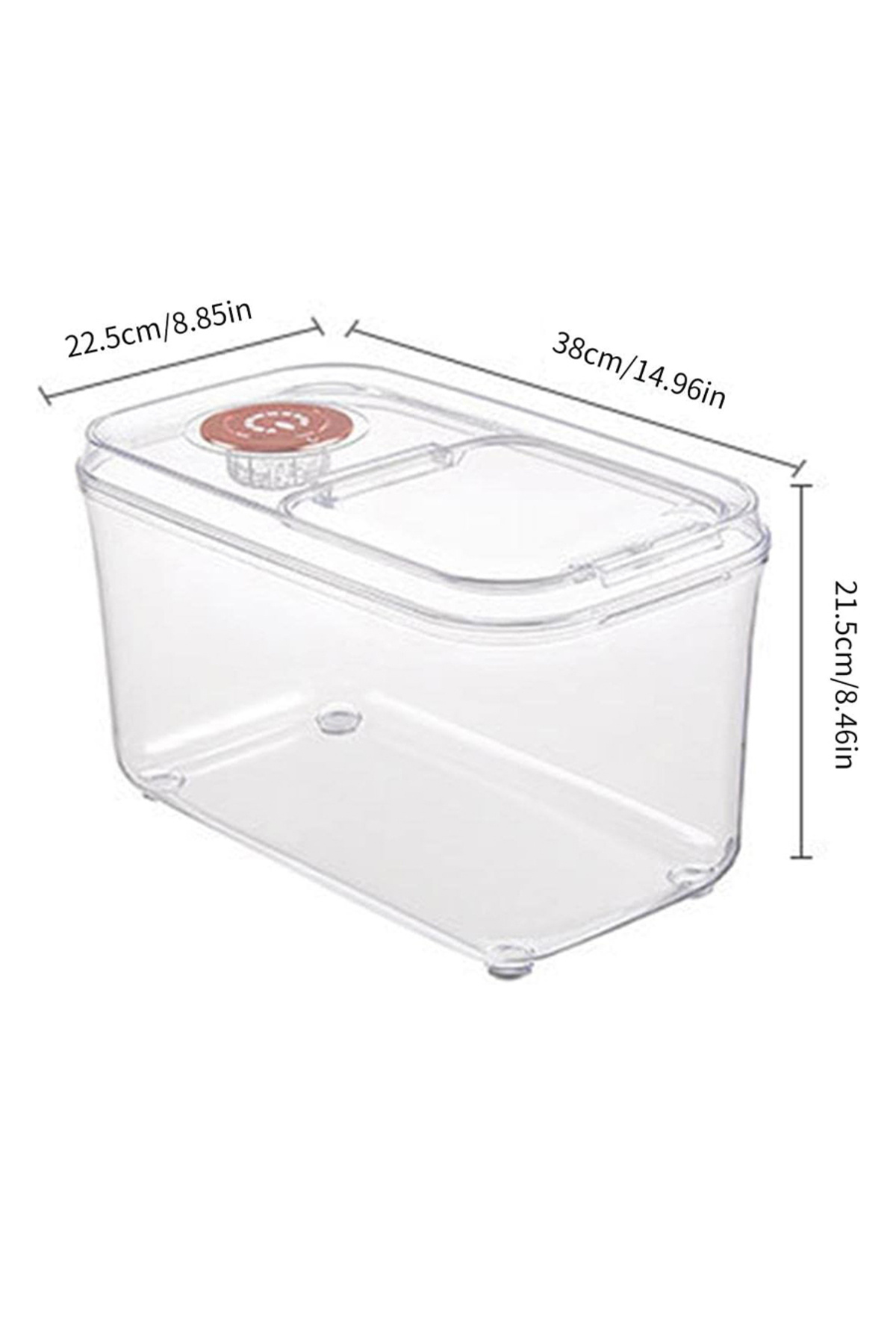 Generic-Grain, legume and rice storage box container 8